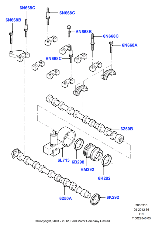 FORD 1 471 482 - Simering, ax cu came aaoparts.ro