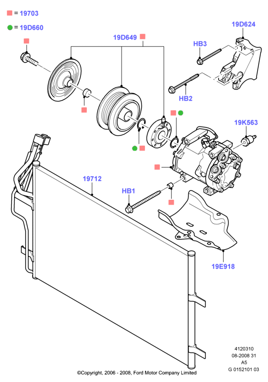 FORD 2014584 - Compresor, climatizare aaoparts.ro