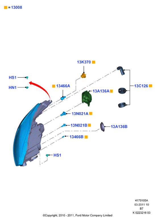 TYC 20-12565-05-2 - Far aaoparts.ro