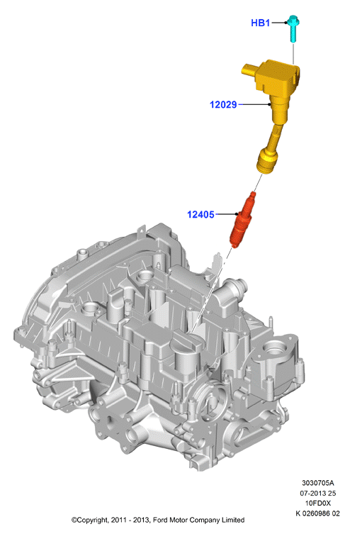 FORD 1827 901 - Bobina de inductie aaoparts.ro