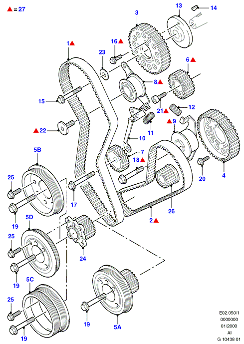 FORD 1 099 553 - Rola intinzator,curea distributie aaoparts.ro