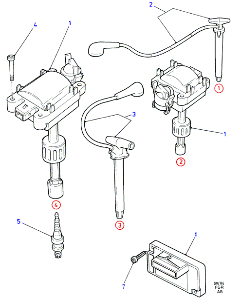 FORD 1086020 - Bujii aaoparts.ro