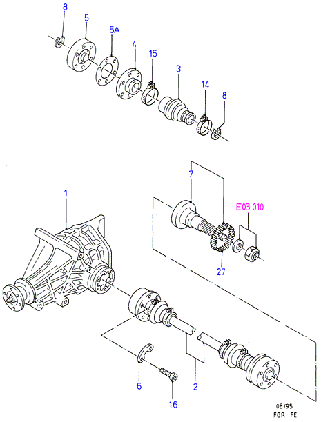 FORD 7189409 - Articulatie, cardan aaoparts.ro