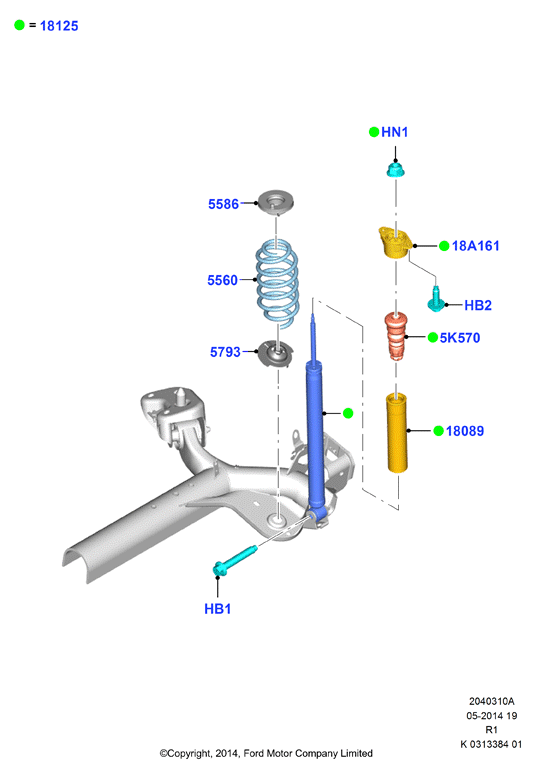 FORD 1810355 - Tampon cauciuc, suspensie aaoparts.ro