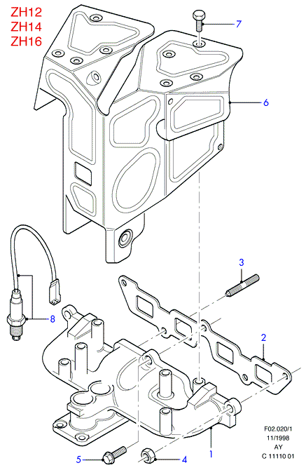 FORD 1 053 108 - Sonda Lambda aaoparts.ro