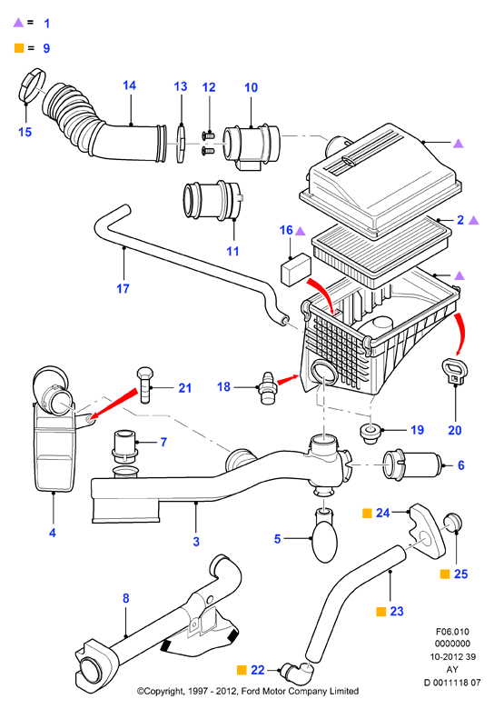 FORD 3 477 940 - Senzor,temperatura aer admisie aaoparts.ro
