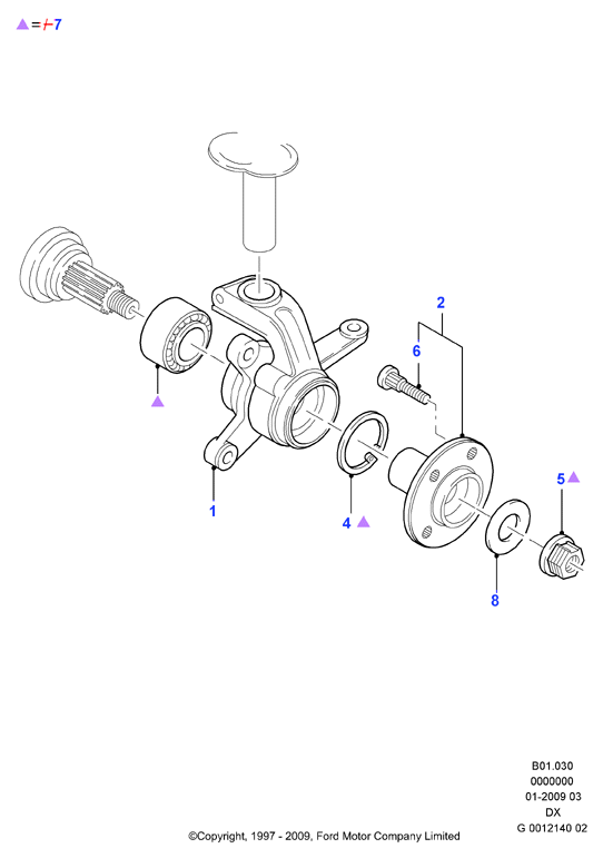 FORD 1 141 771 - Set rulment roata aaoparts.ro