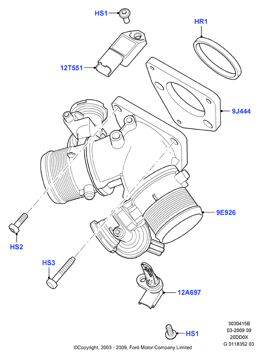 FORD 1 468 879 - Senzor,presiune supraalimentare aaoparts.ro