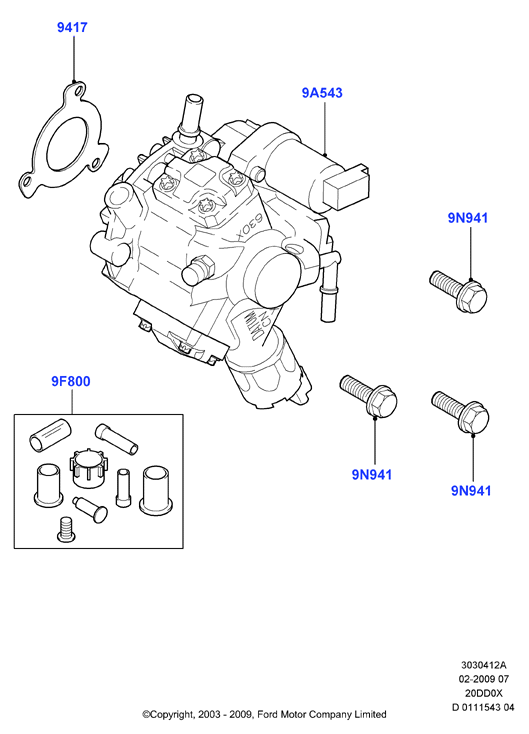 FORD 1541974 - Pompa de injectie aaoparts.ro