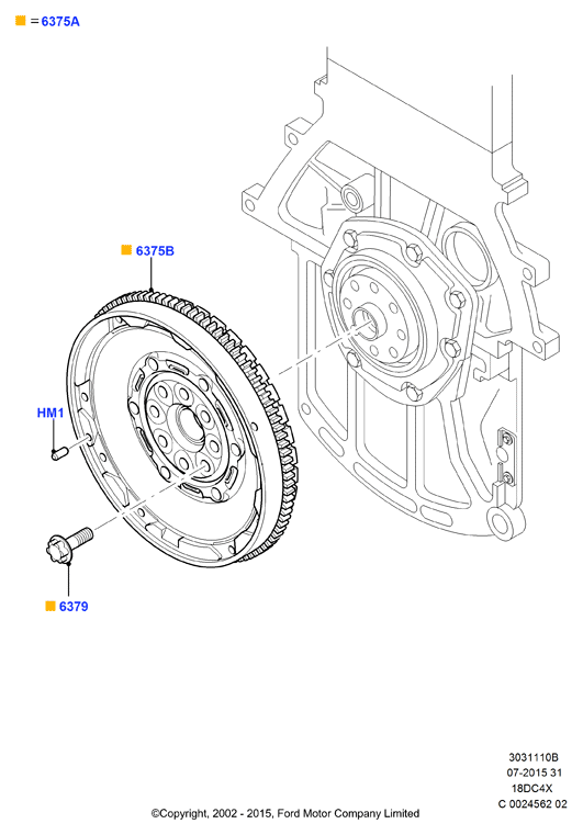 FORD 1536110 - Set ambreiaj aaoparts.ro