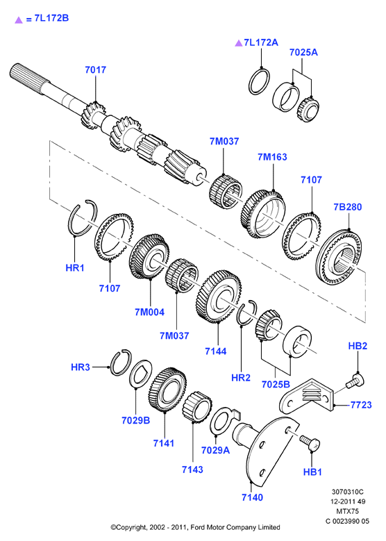 FORD 1560894 - Set reparatie, transmisie manuala aaoparts.ro