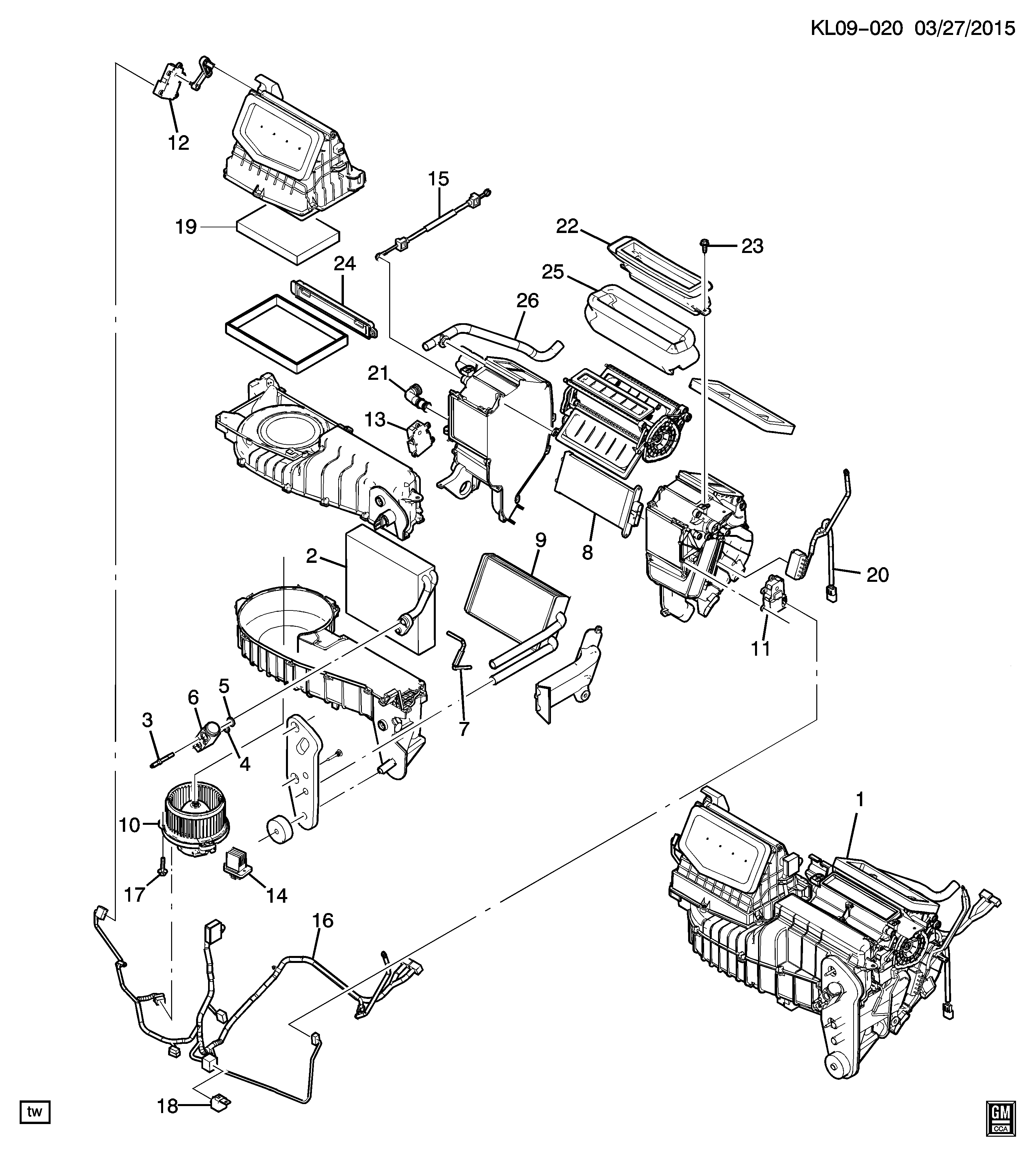 Chevrolet 96440878 - Filtru, aer habitaclu aaoparts.ro