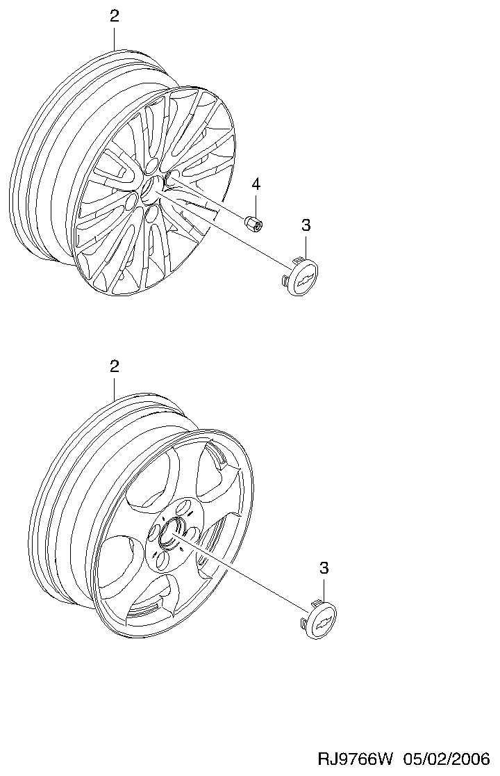 Opel 94837389 - Piulita roata aaoparts.ro