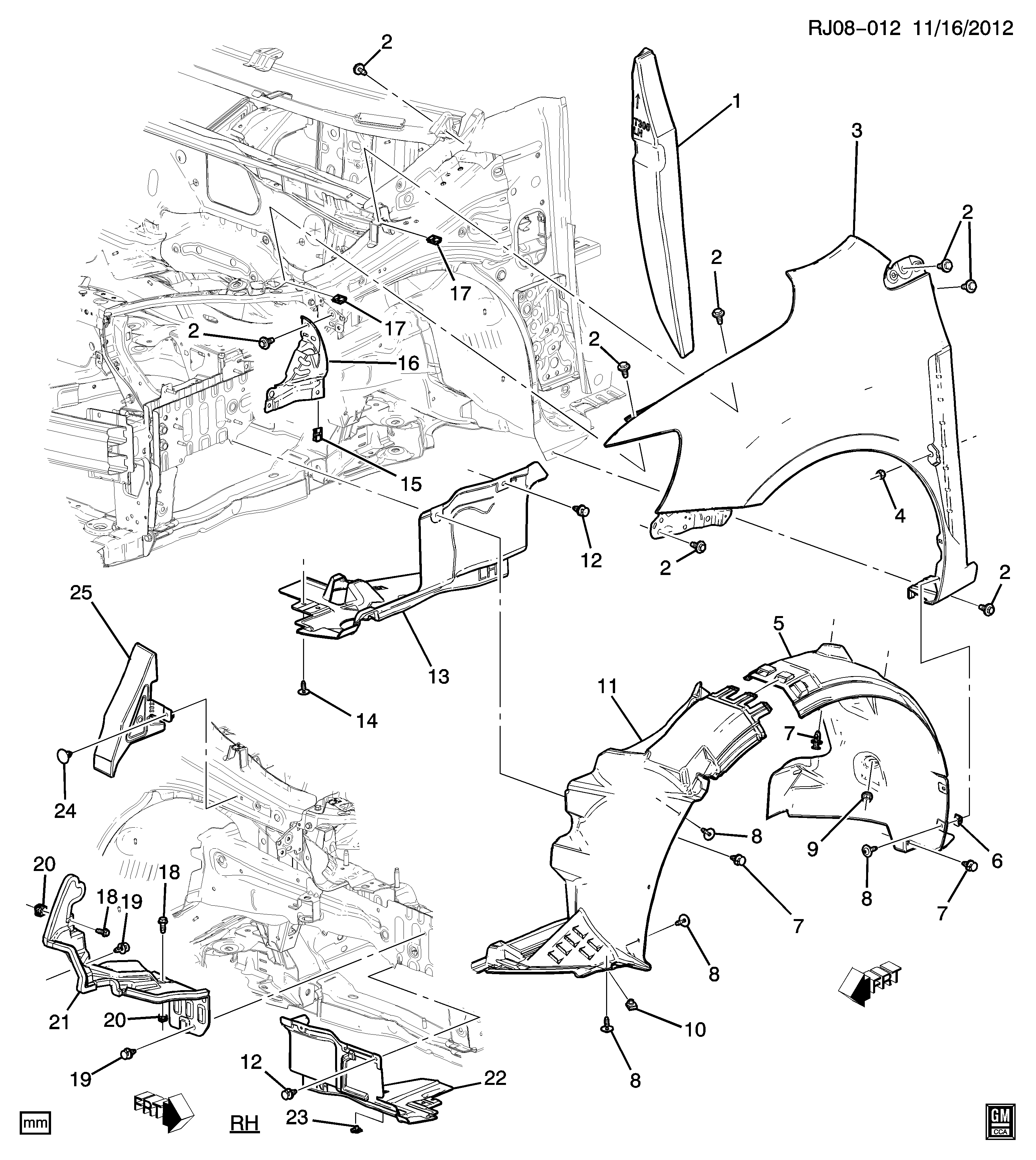 GM 11589292 - Clips, acoperire decorativa si protectie aaoparts.ro