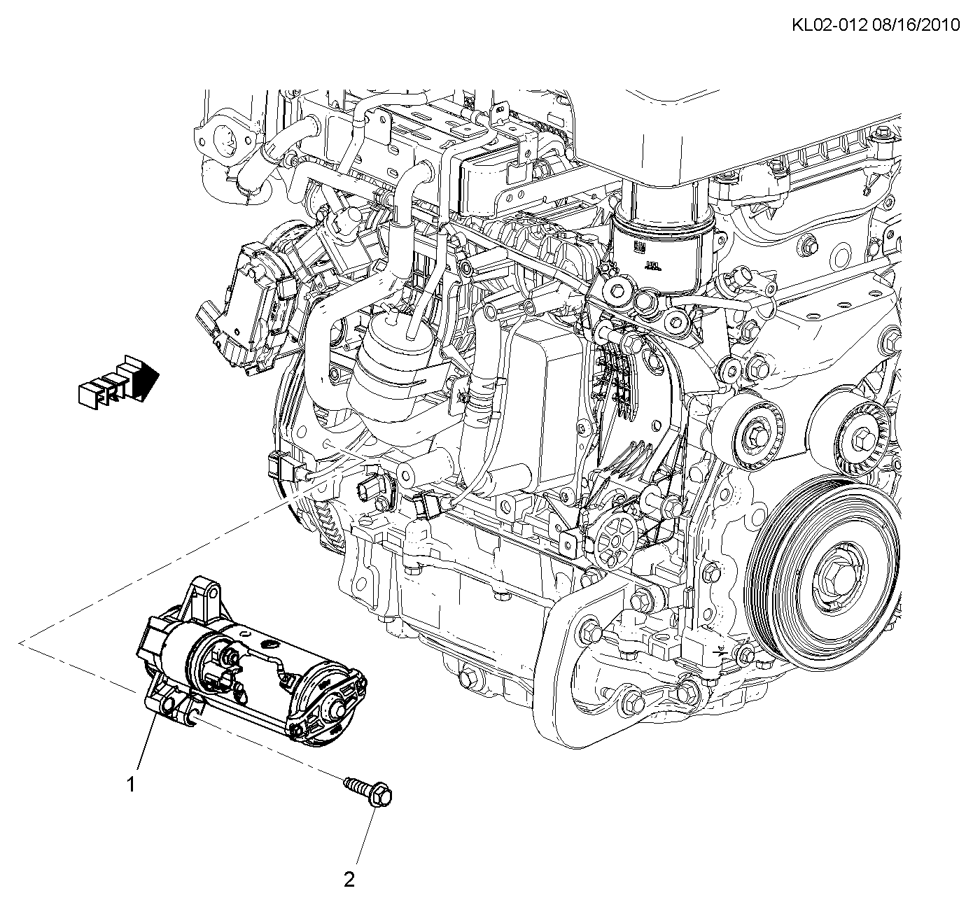 PSA 25192220 - Starter aaoparts.ro