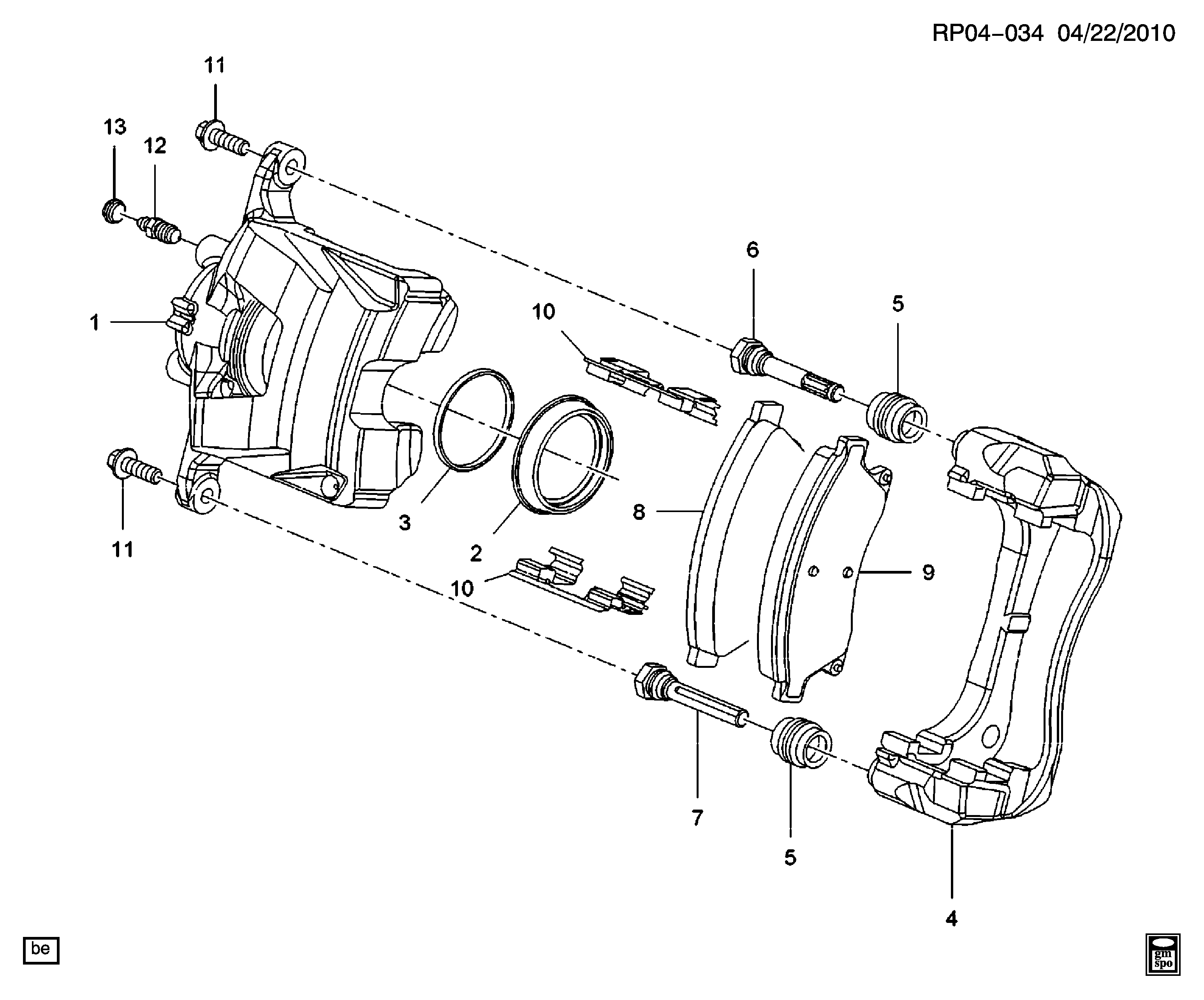 Chevrolet 13301207 - Set placute frana,frana disc aaoparts.ro