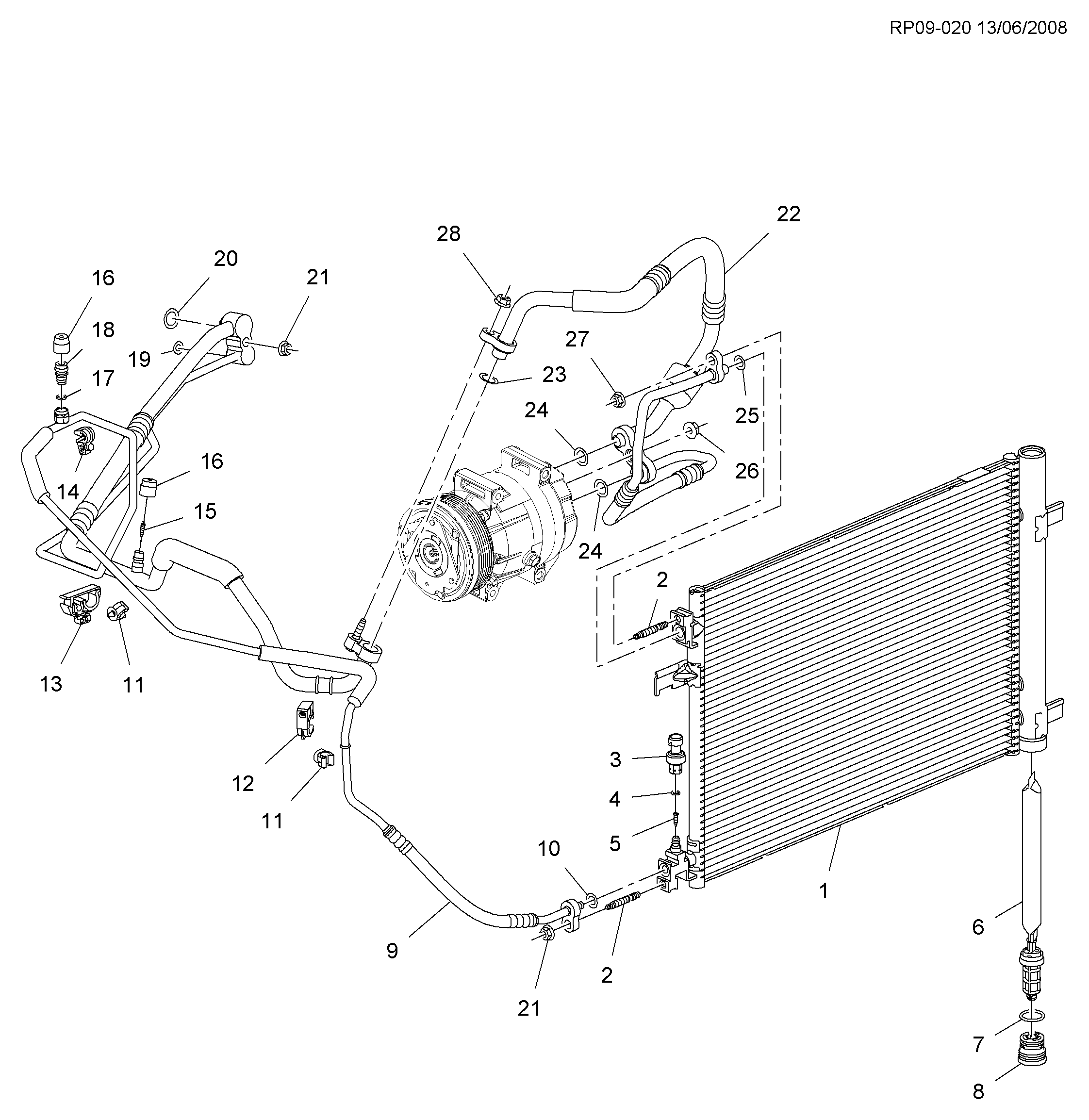GM 22678731 - Comutator presiune, aer conditionat aaoparts.ro