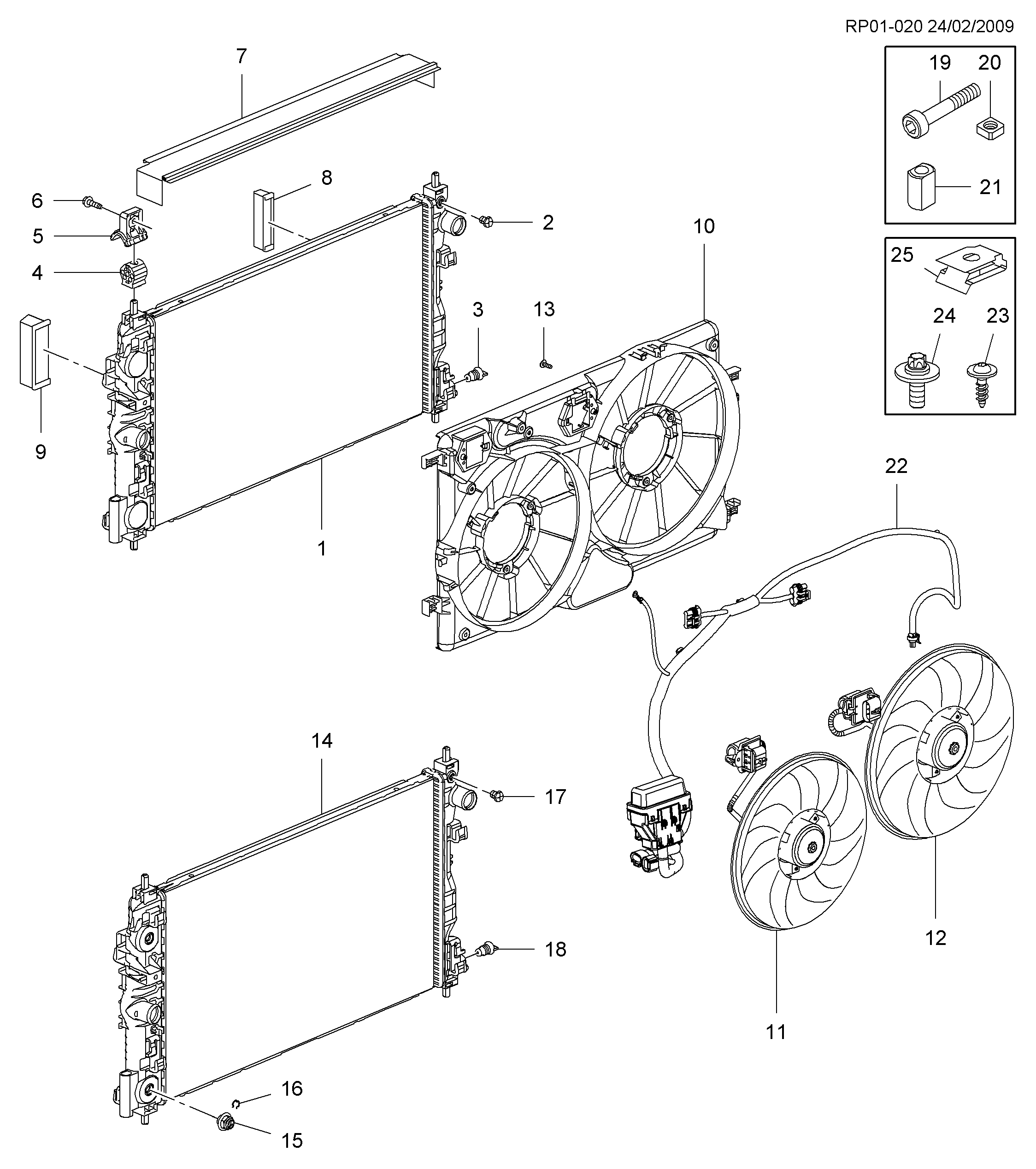 GM 11099561 - Radiator, racire motor aaoparts.ro