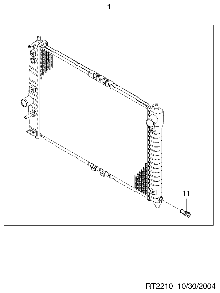 GMC 96816481 - Radiator, racire motor aaoparts.ro