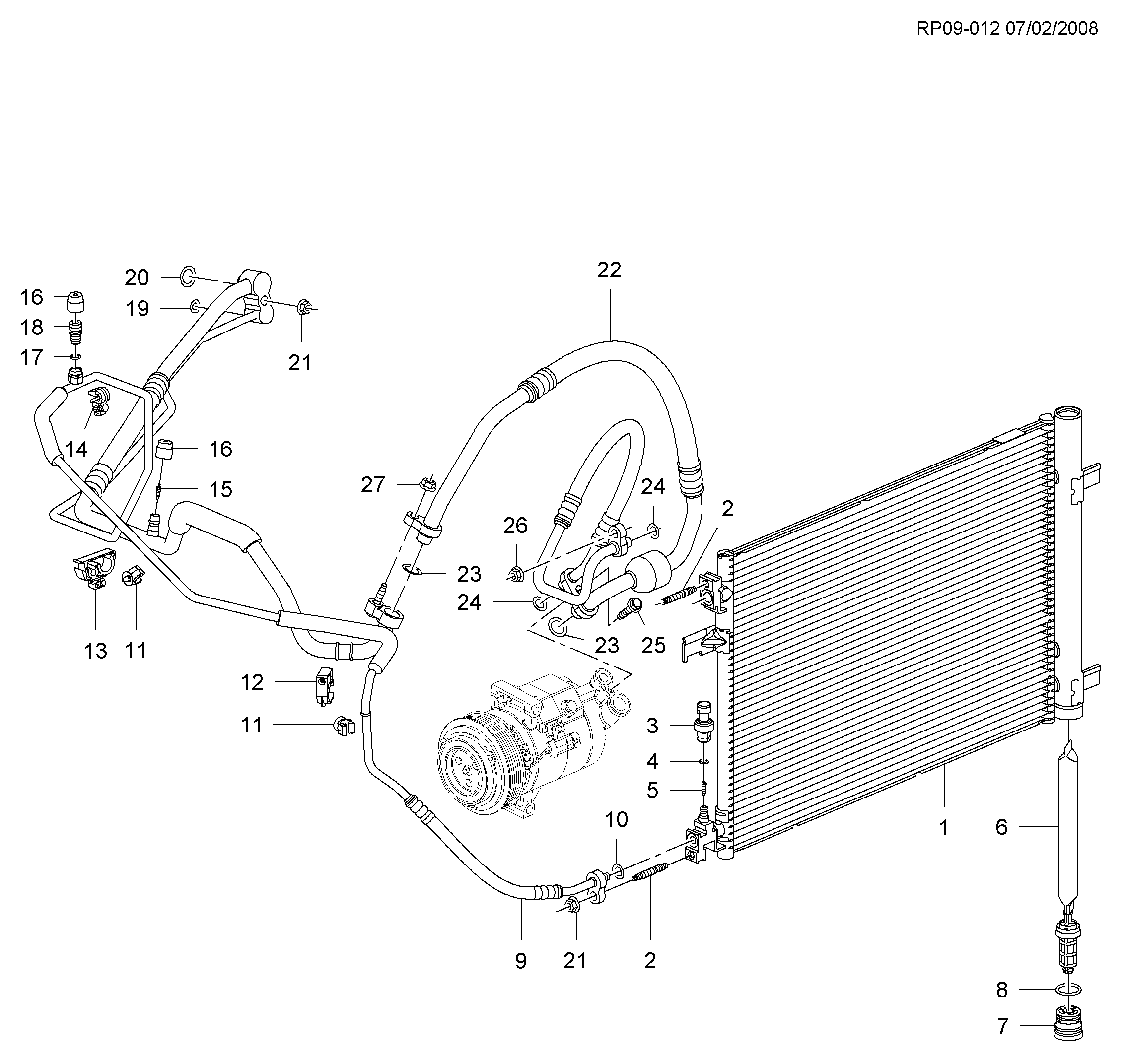 GM 22678731 - Comutator presiune, aer conditionat aaoparts.ro