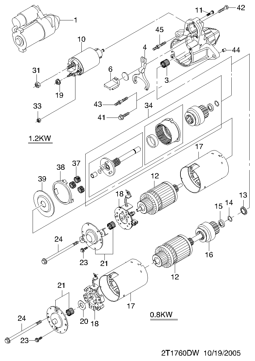 Chevrolet 96843572 - Starter aaoparts.ro