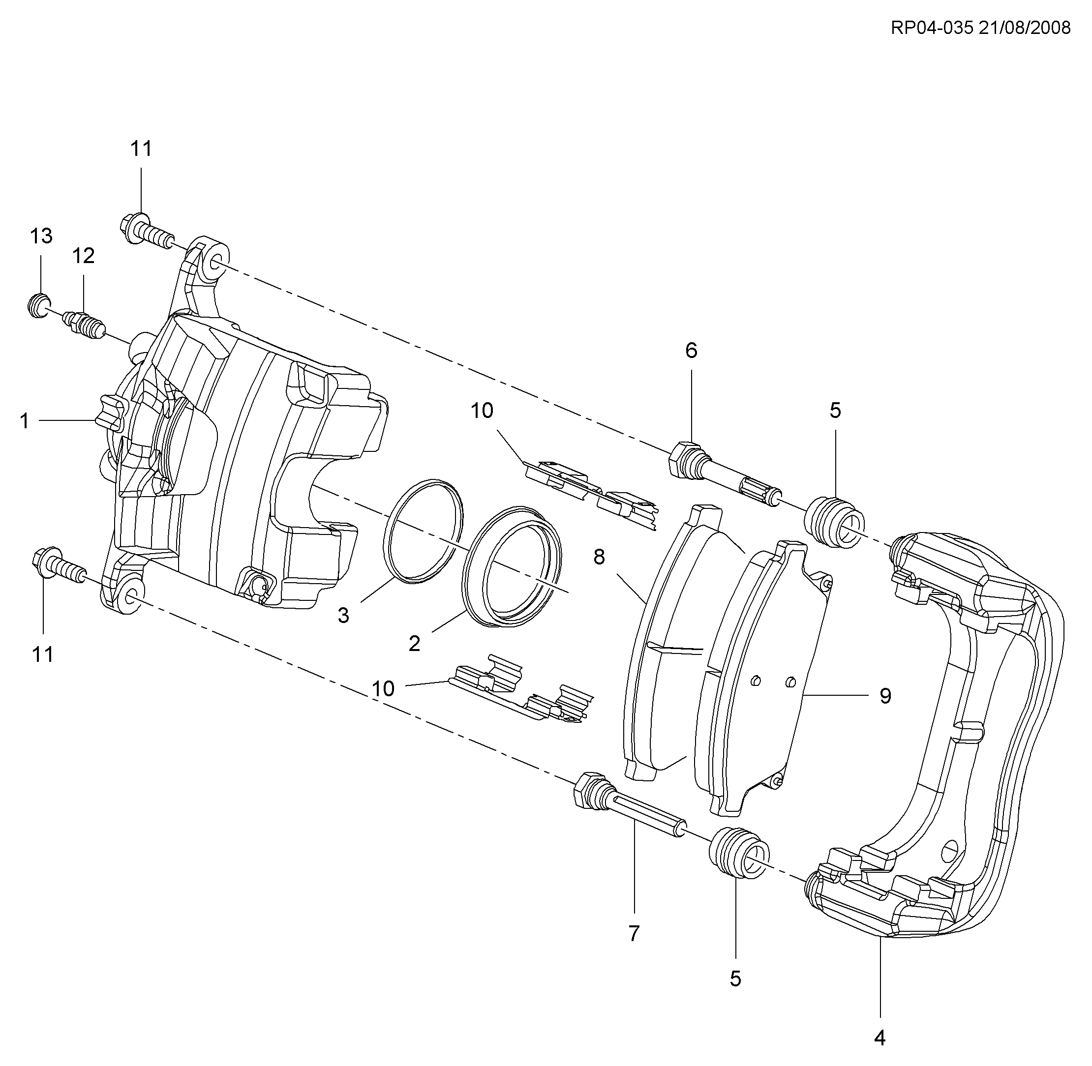 SAAB 13412810 - Set placute frana,frana disc aaoparts.ro