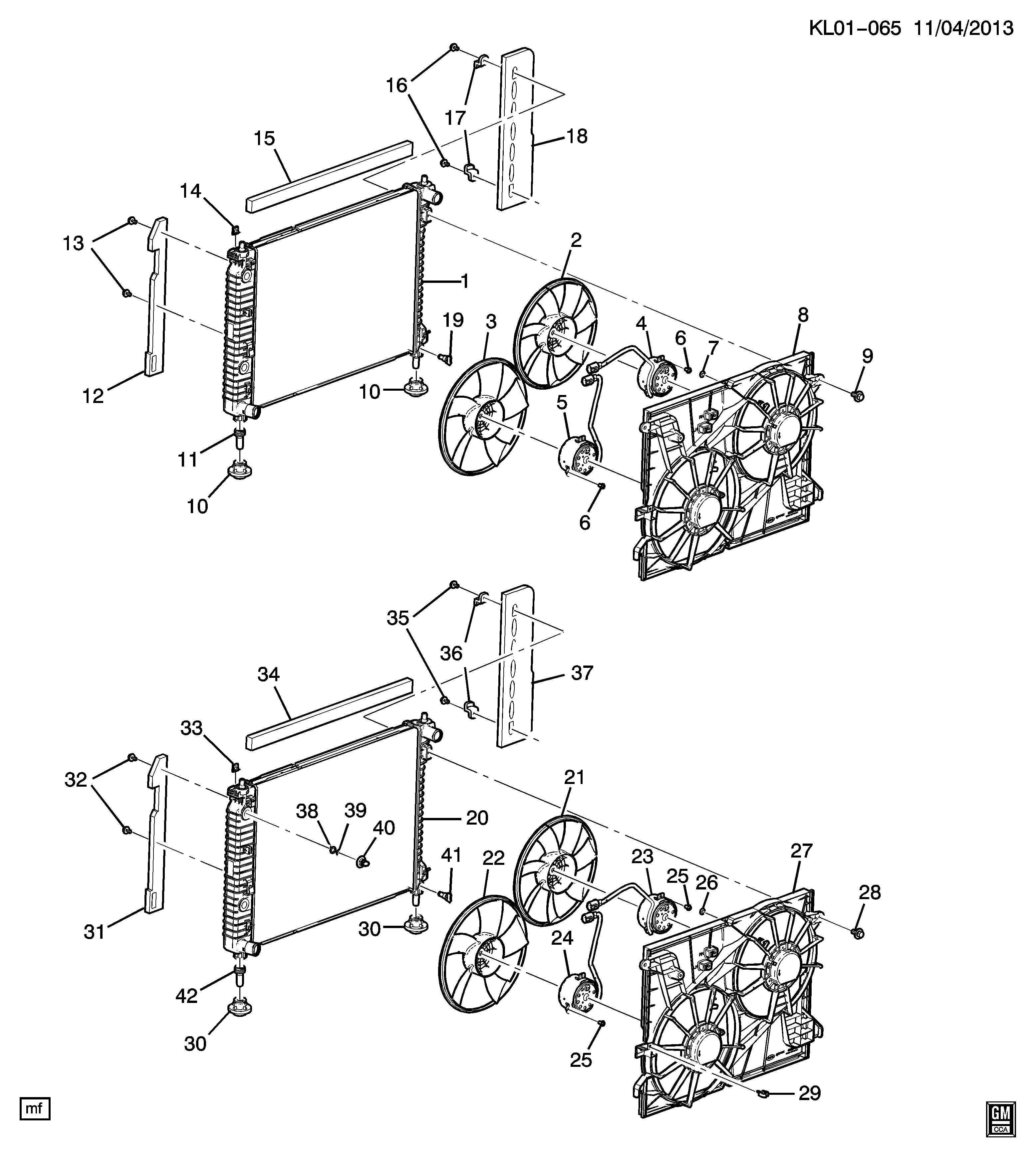 PSA 20942542 - Radiator, racire motor aaoparts.ro