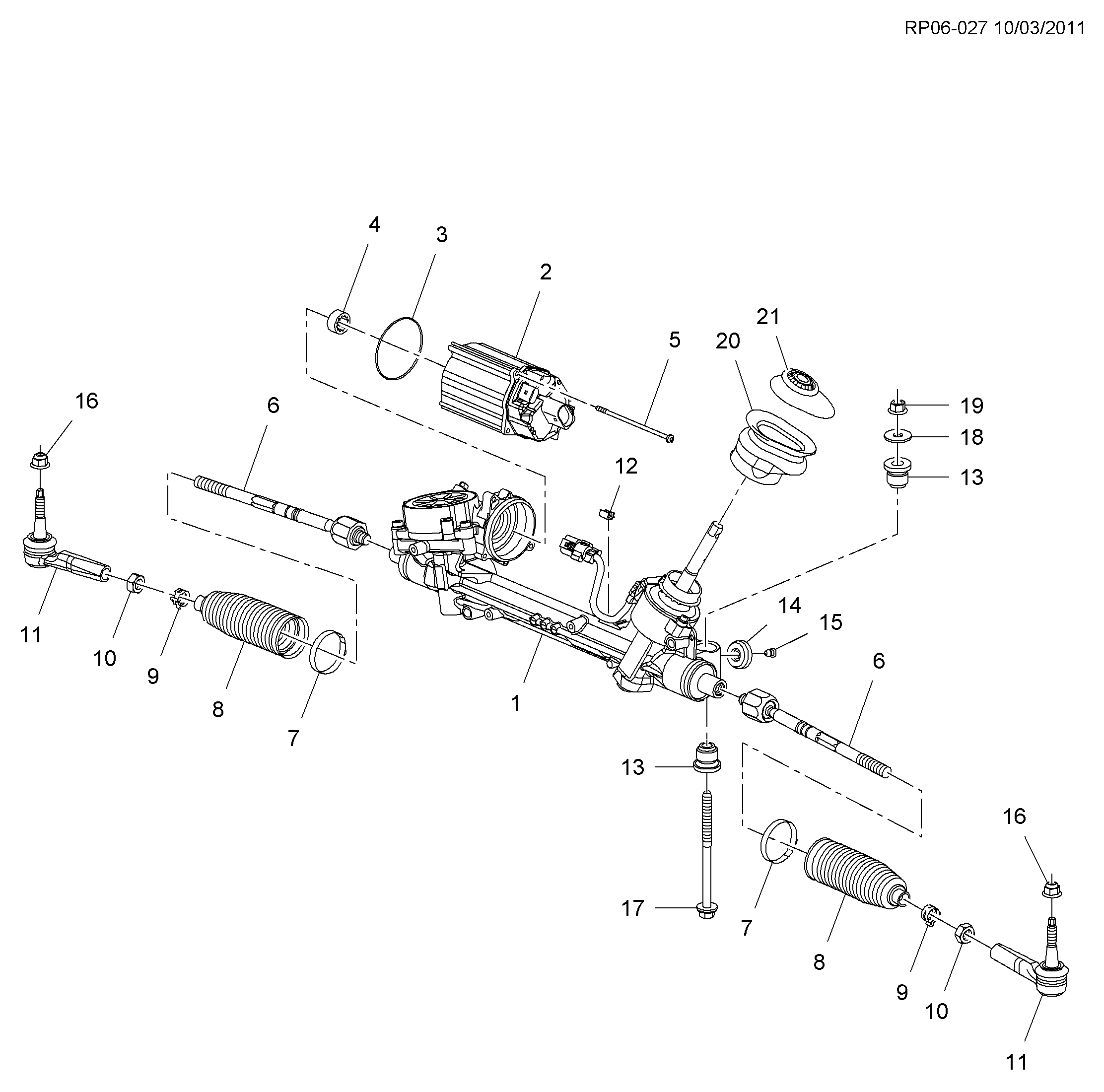 Opel 13286686 - Cap de bara aaoparts.ro