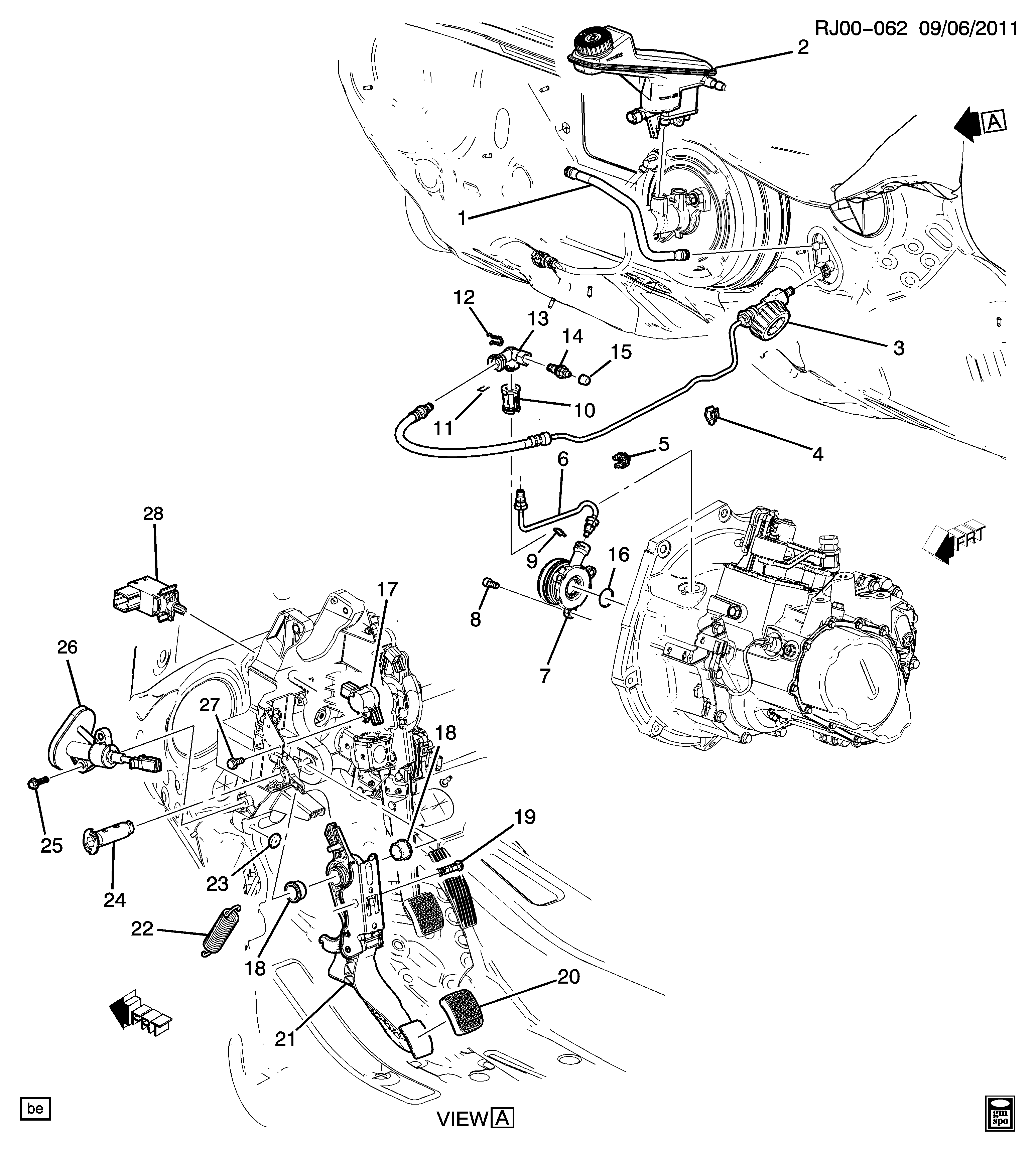 Opel 24422066 - Conducte ambreiaj aaoparts.ro