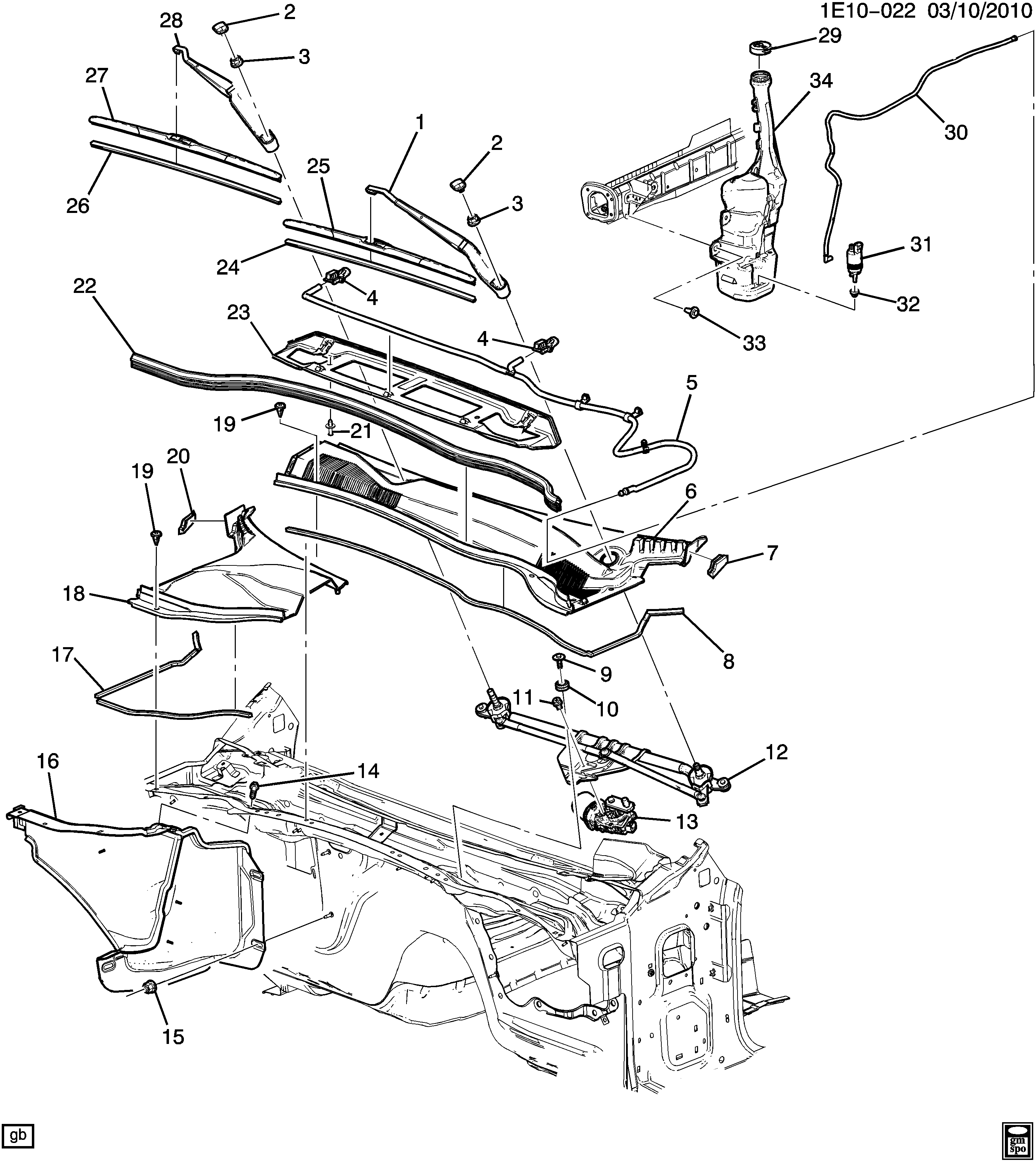 GM 92212325 - Lamela stergator aaoparts.ro