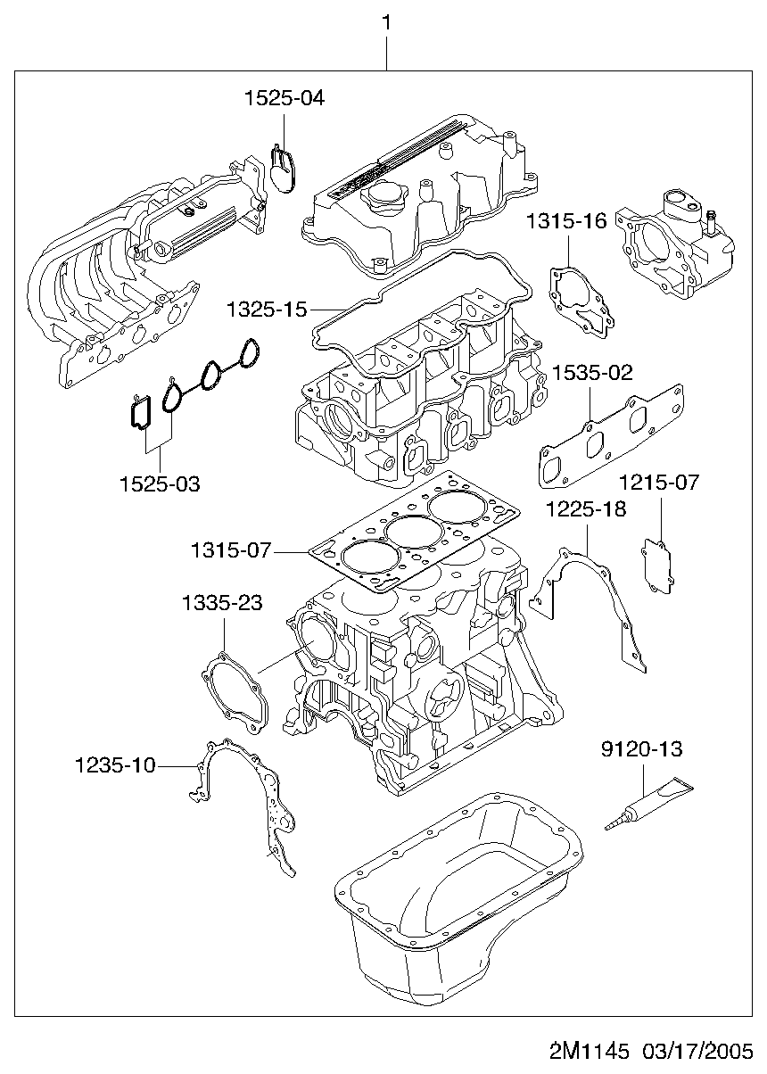 DAEWOO 93740053 - Set garnituri complet, motor aaoparts.ro