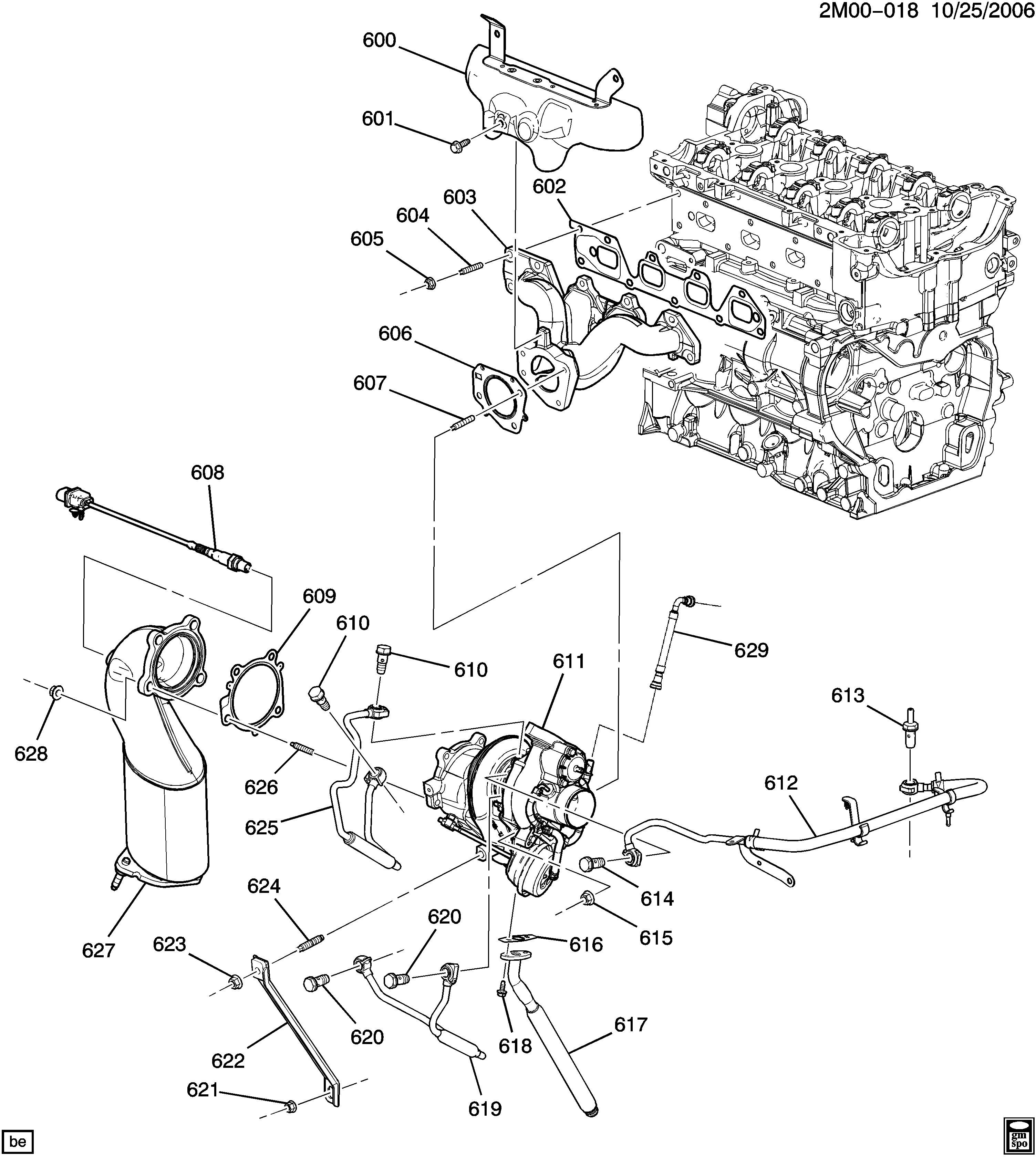 Opel 11609953 - Surub, galerie evacuare aaoparts.ro