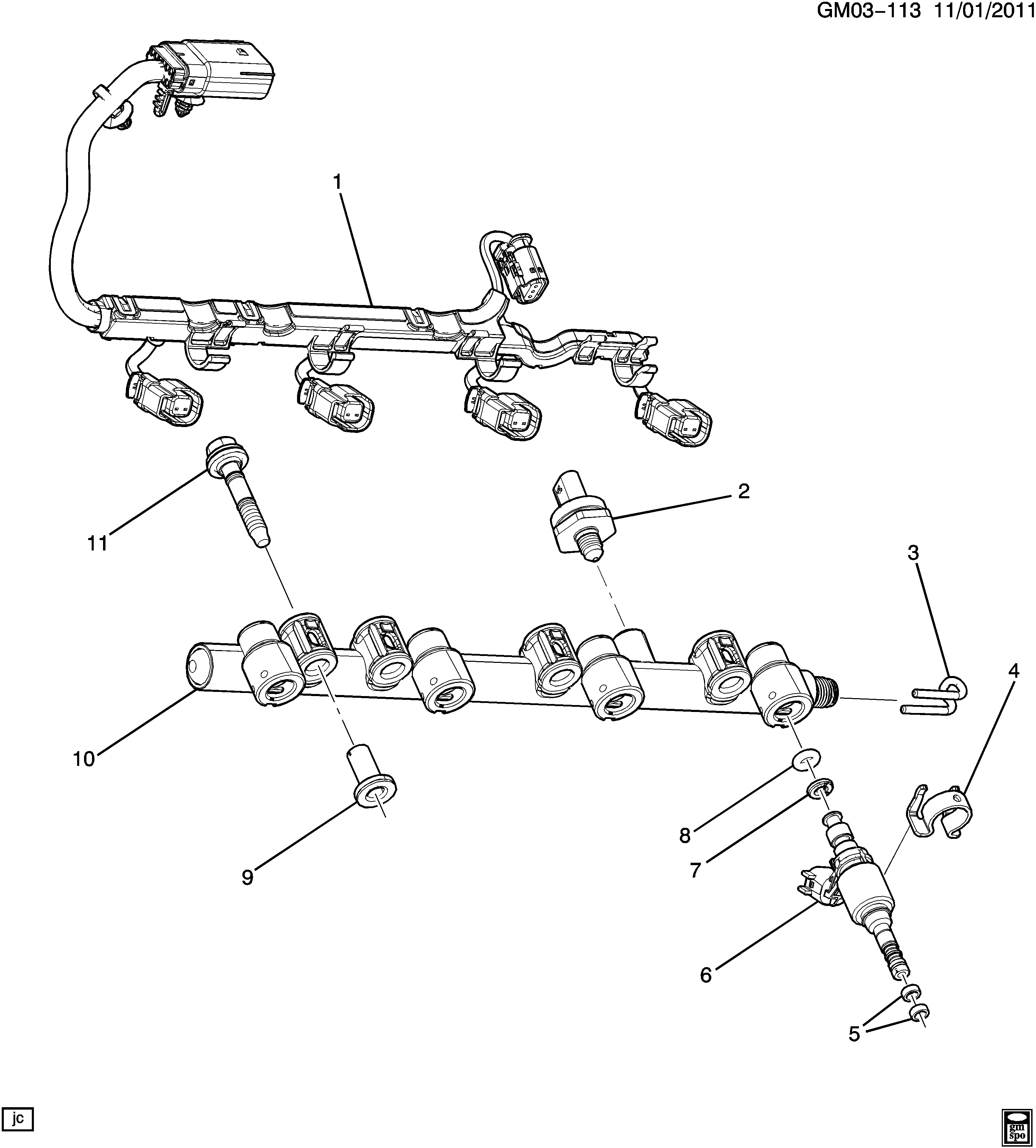 Opel 12 653 395 - Set inele etansare, injector aaoparts.ro