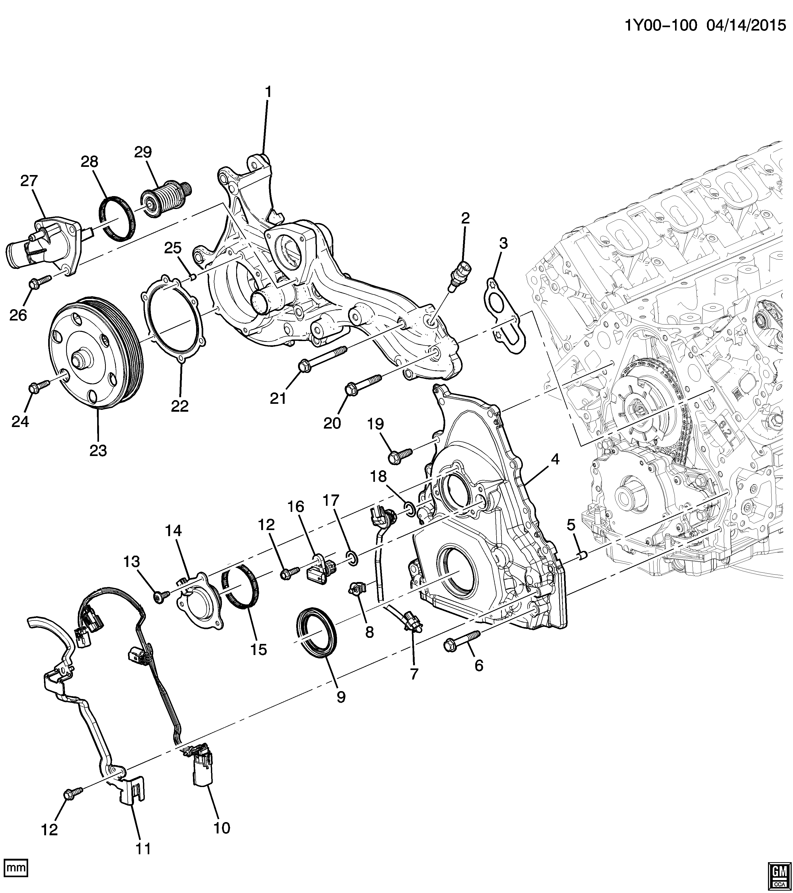 GM 12 608 814 - Senzor,temperatura lichid de racire aaoparts.ro