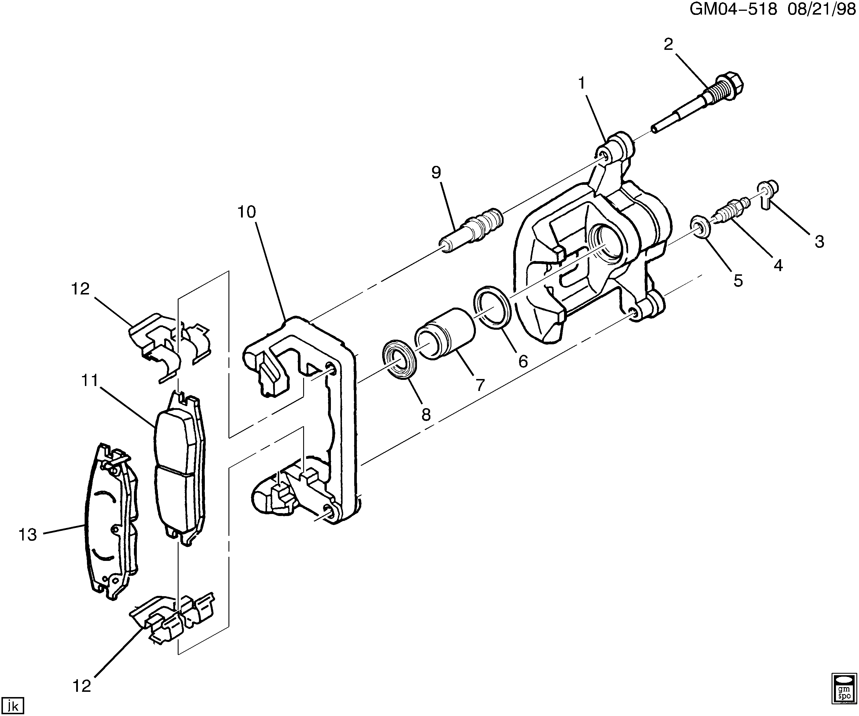 Buick 19152685 - Set placute frana,frana disc aaoparts.ro