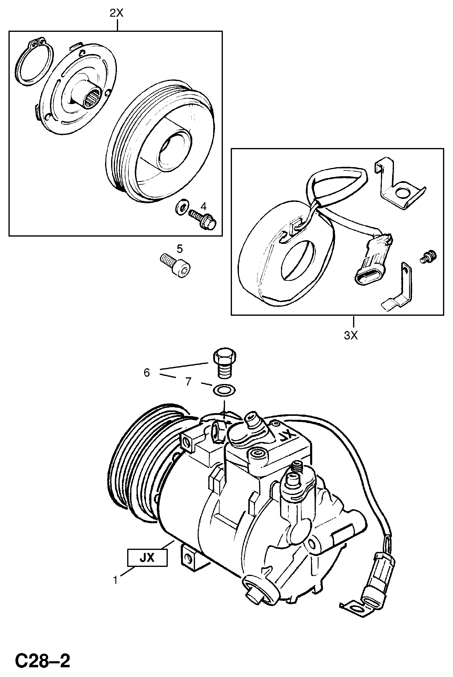 Opel 18 54 142 - Compresor, climatizare aaoparts.ro