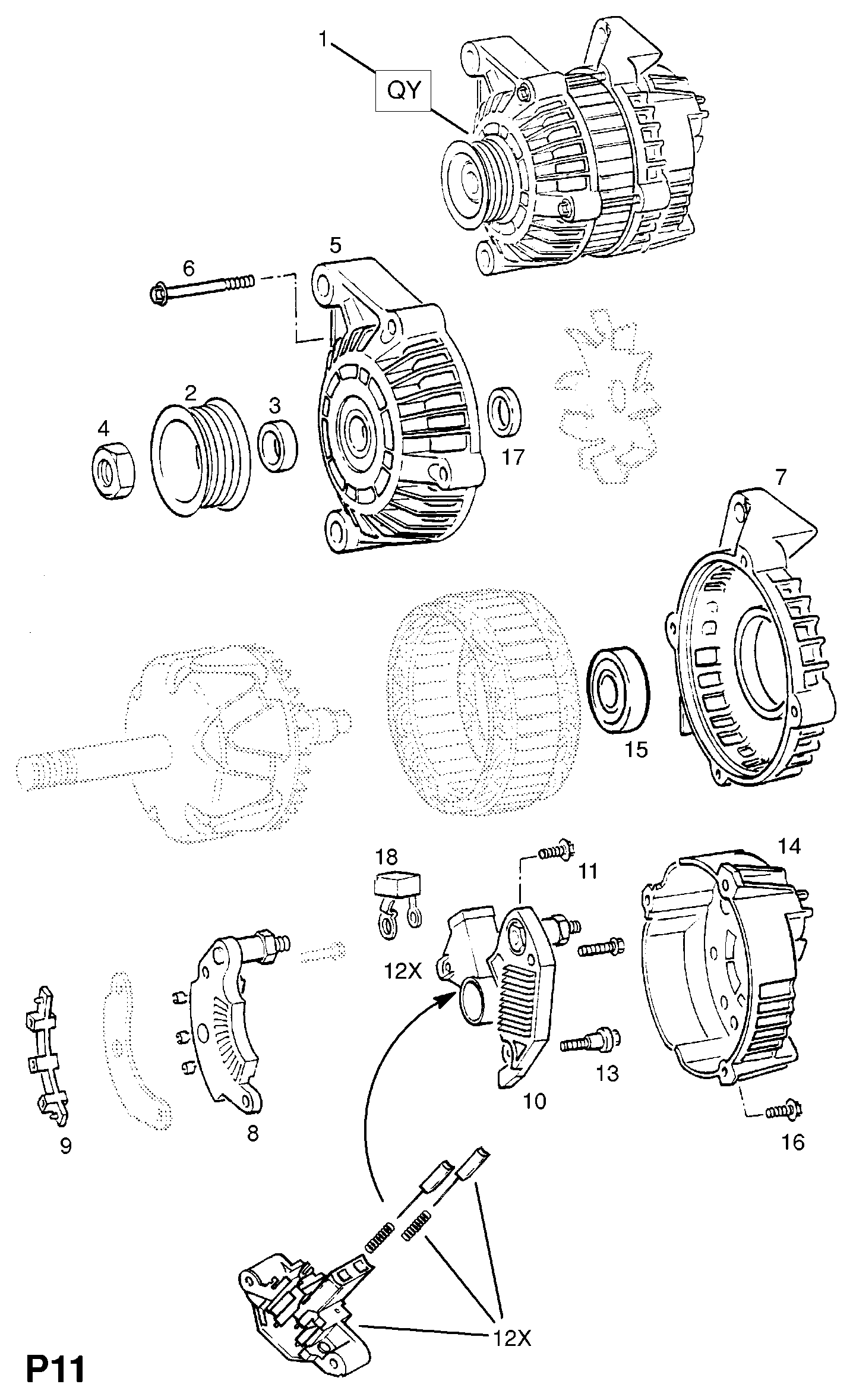 FORD 1204852 - Set placute frana,frana disc aaoparts.ro