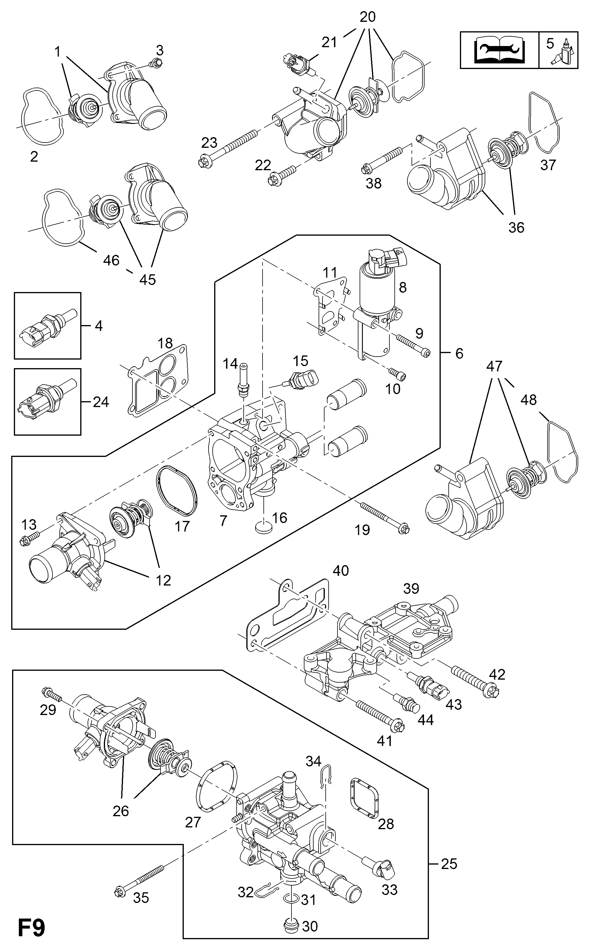 PSA 63 38 005 - Termostat,lichid racire aaoparts.ro