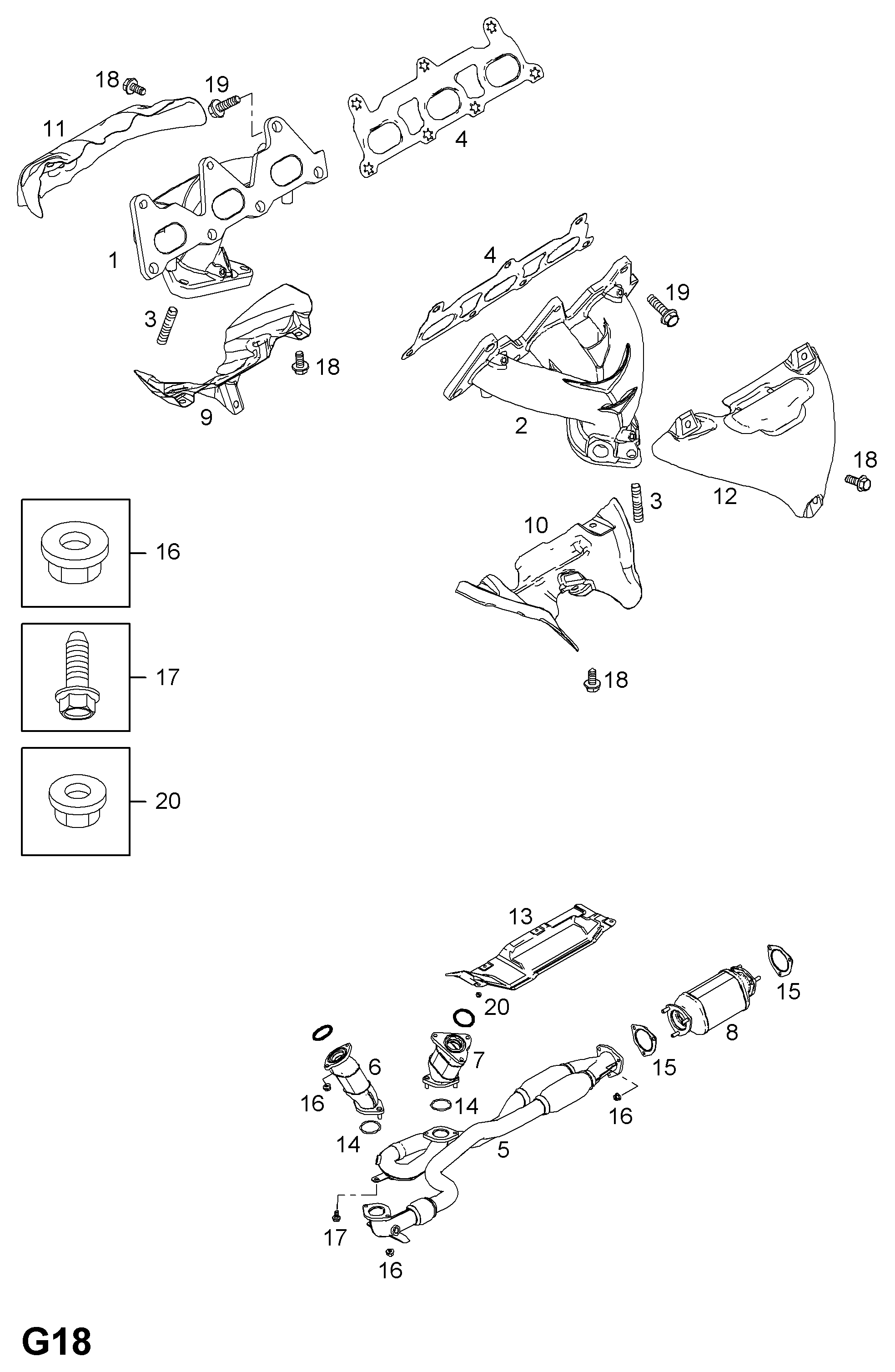 Opel 4805869 - Inel etansare, galerie evacuare aaoparts.ro