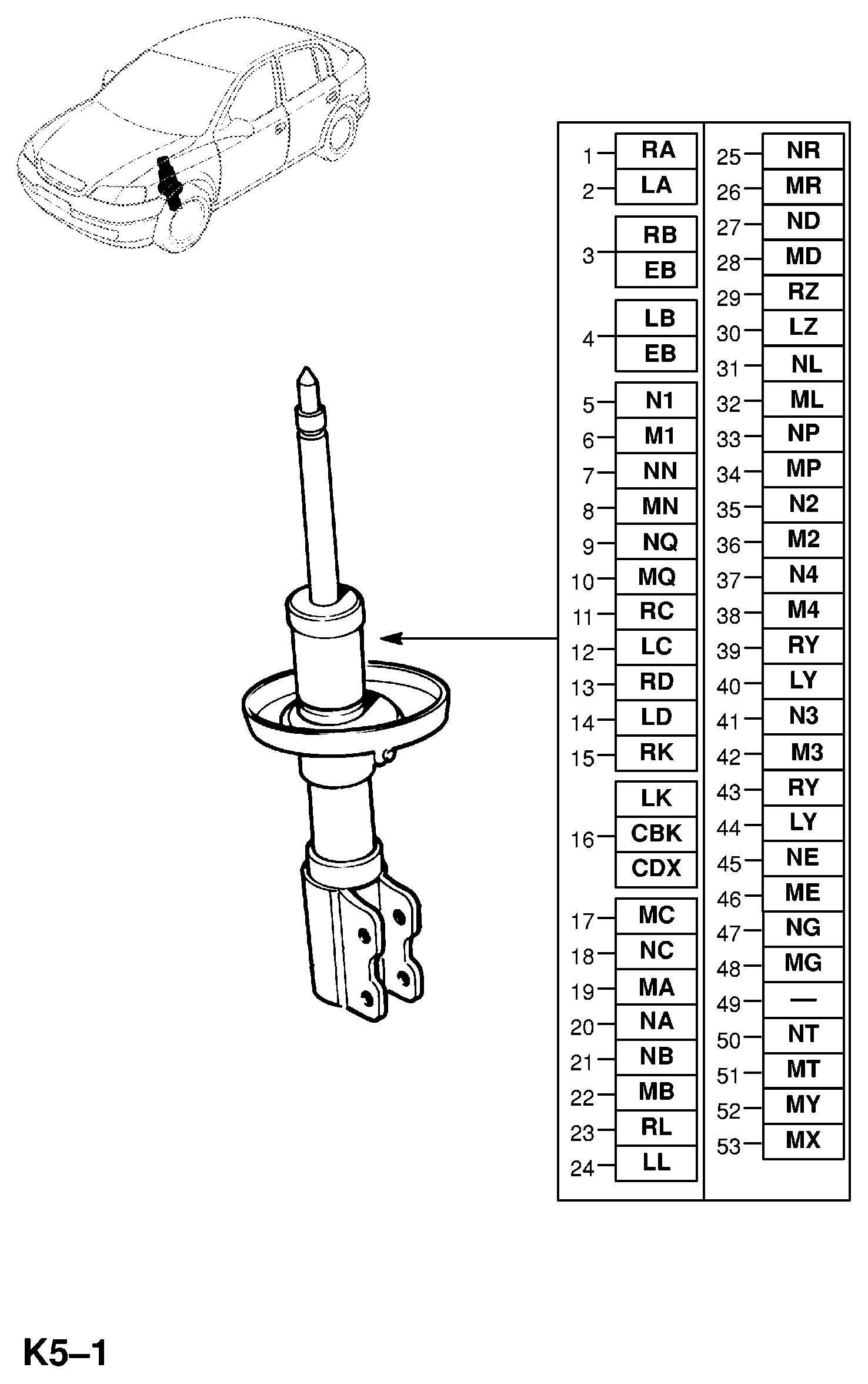 Opel 344 050 - Amortizor aaoparts.ro