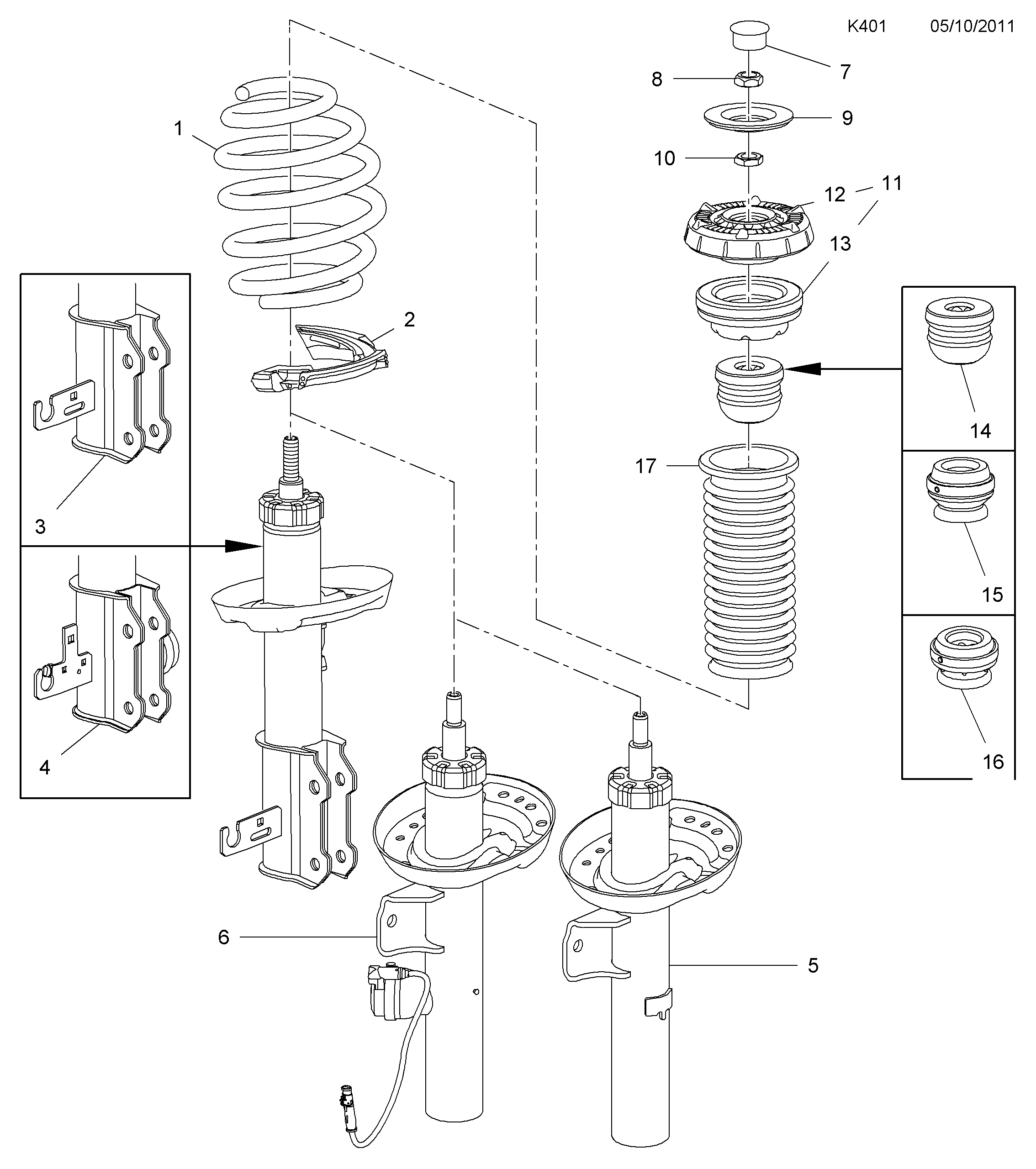 Opel 344949 - Amortizor aaoparts.ro