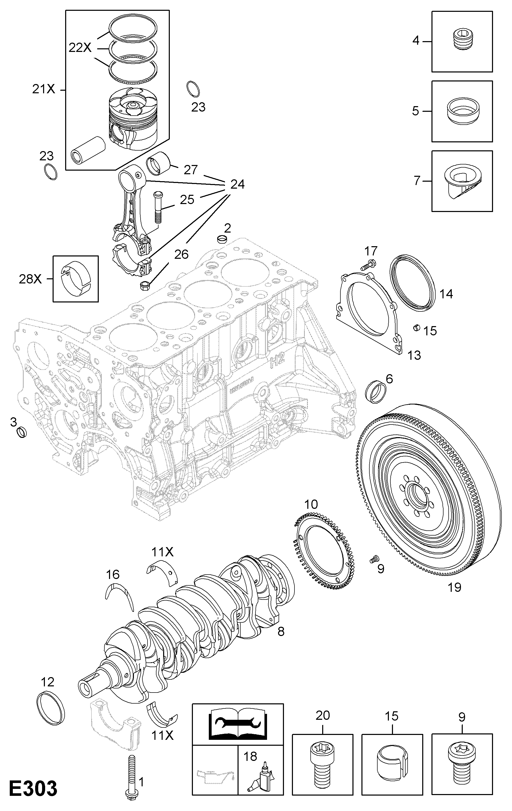 Opel 56 16 022 - Volanta aaoparts.ro