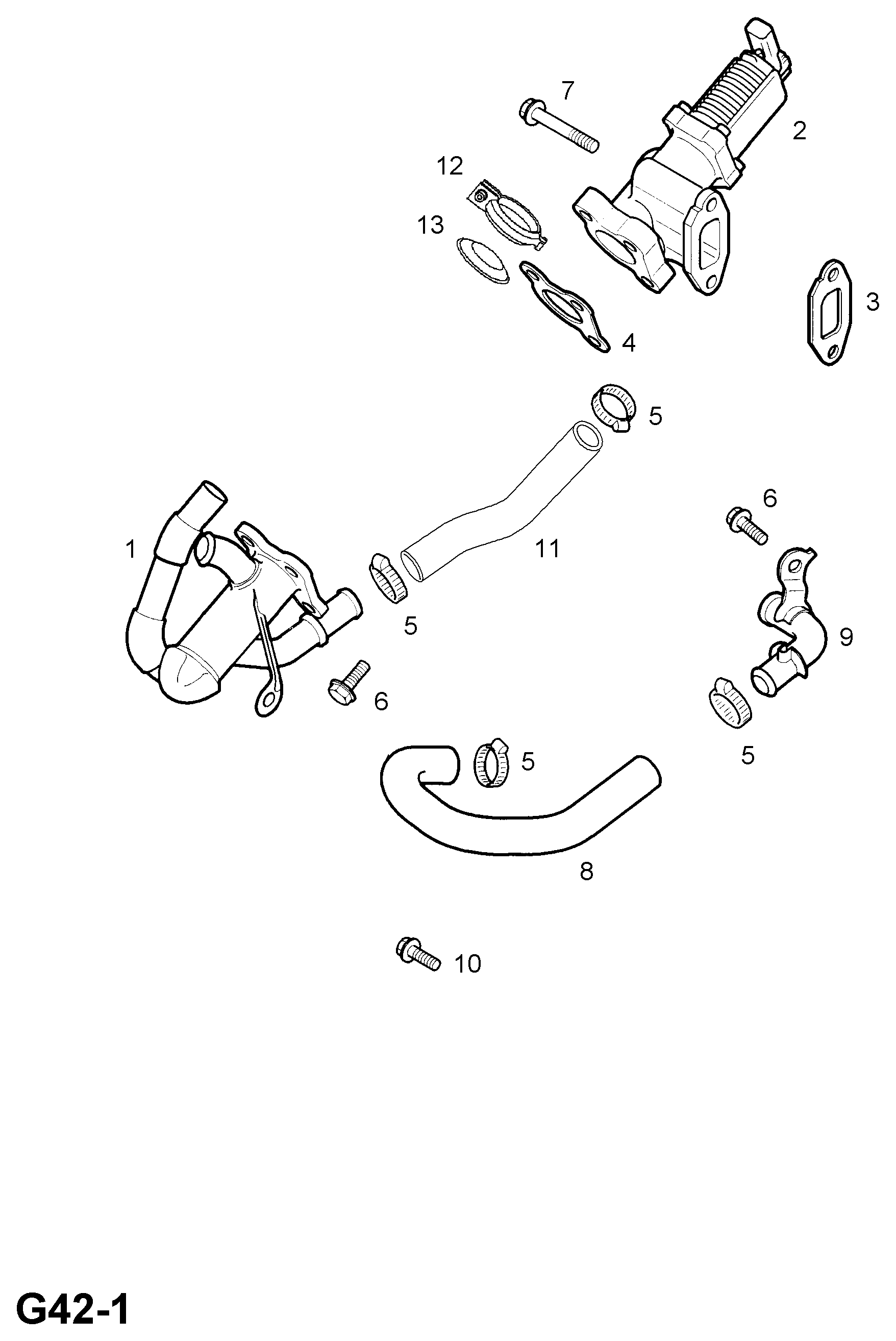 Opel 851758 - Supapa EGR aaoparts.ro