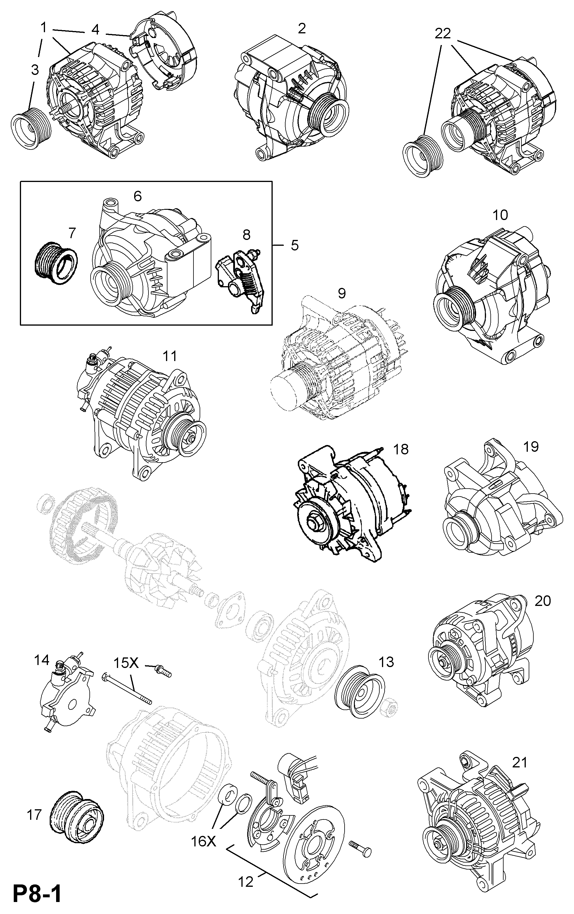 PSA 12 04 429 - Generator / Alternator aaoparts.ro