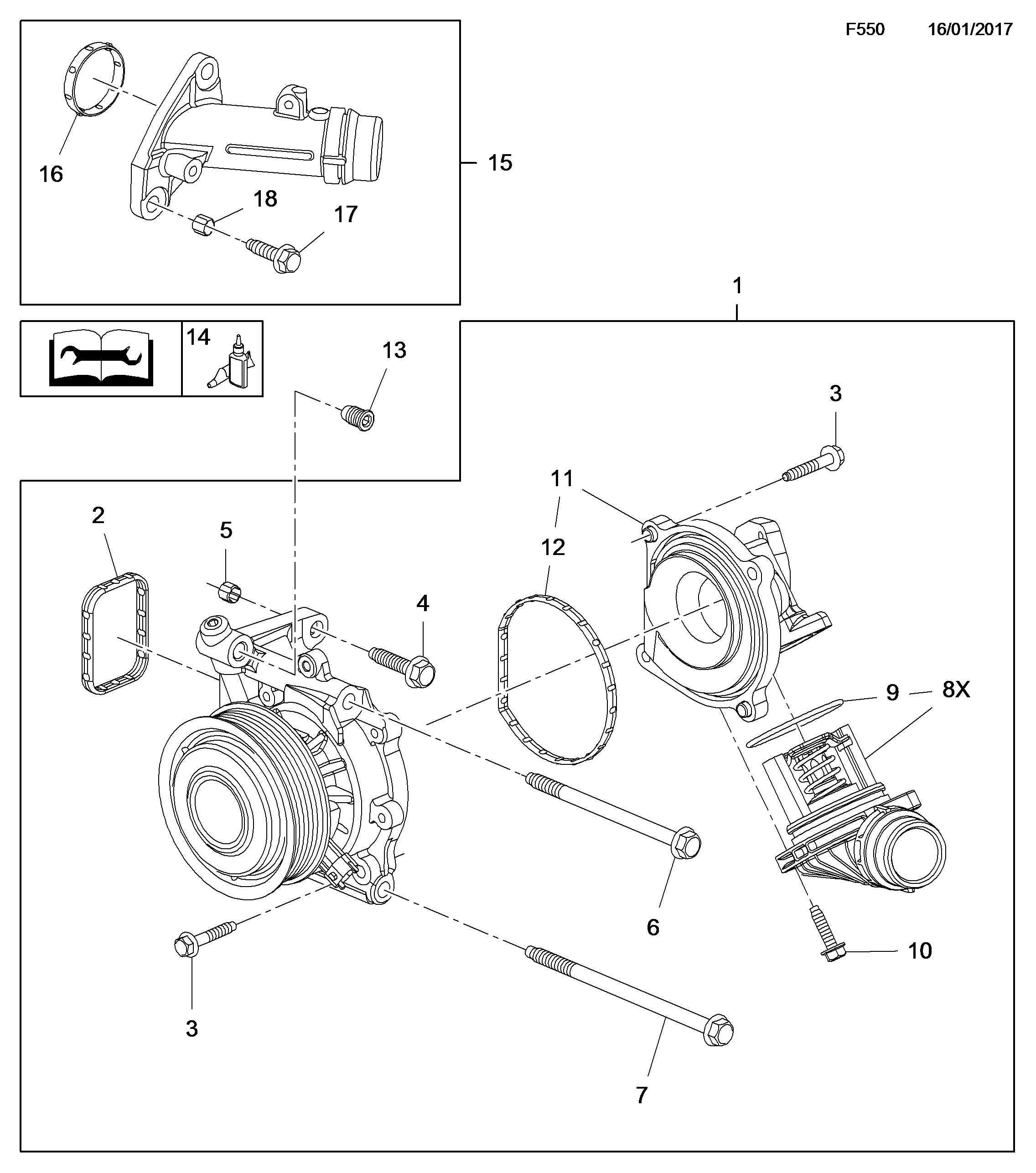 Vauxhall 55490785 - Termostat,lichid racire aaoparts.ro