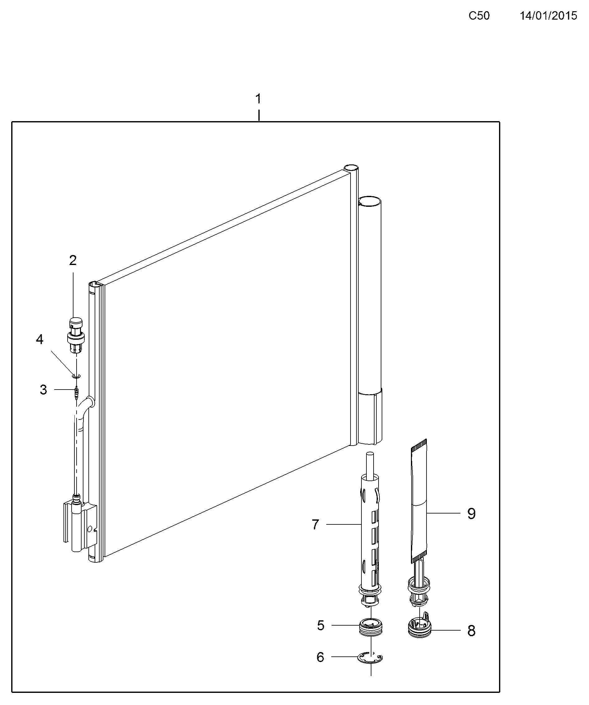PSA 68 50 512 - Comutator presiune, aer conditionat aaoparts.ro