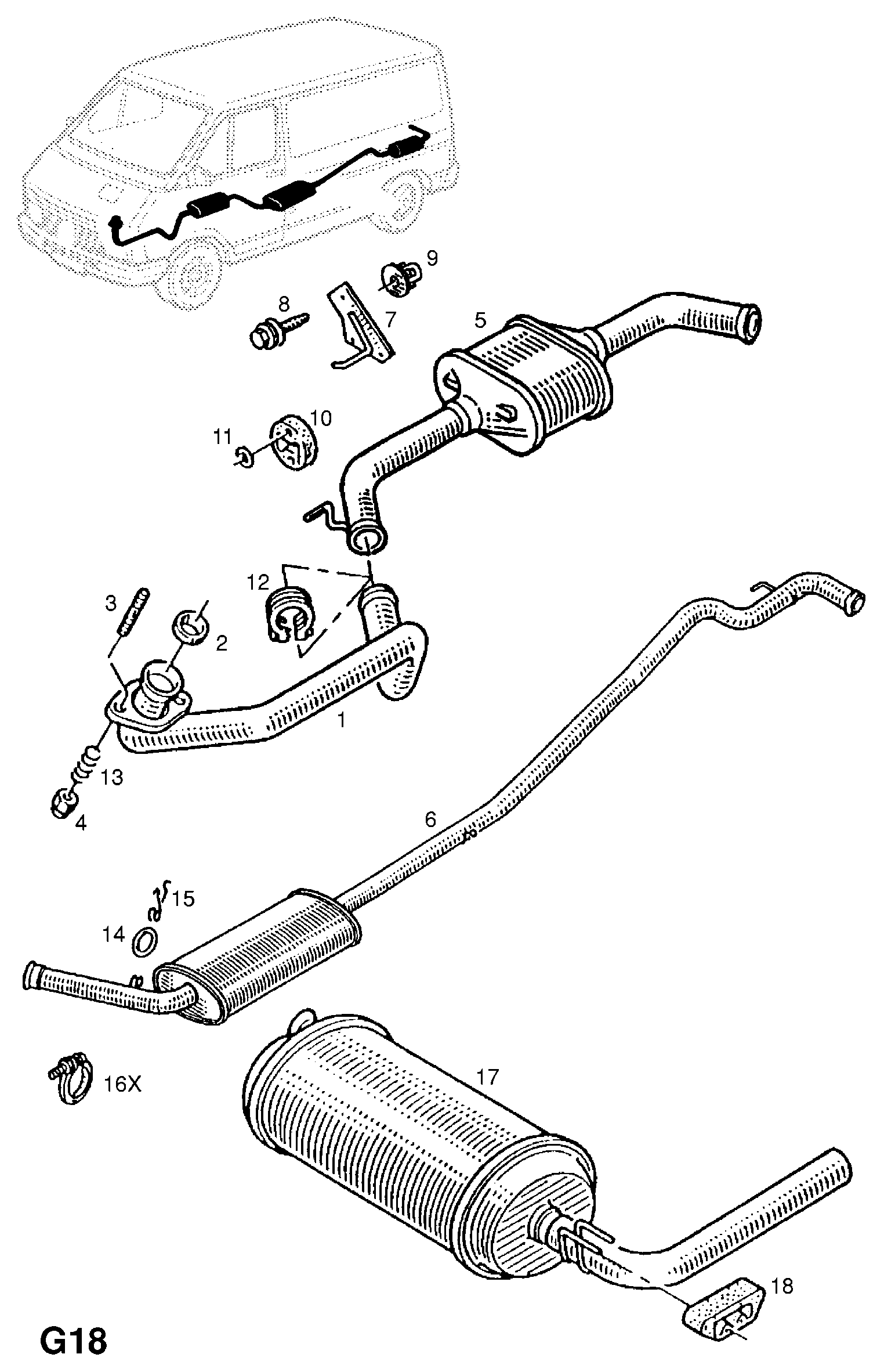 Opel 44.00.086 - Conector teava, sistem de esapament aaoparts.ro