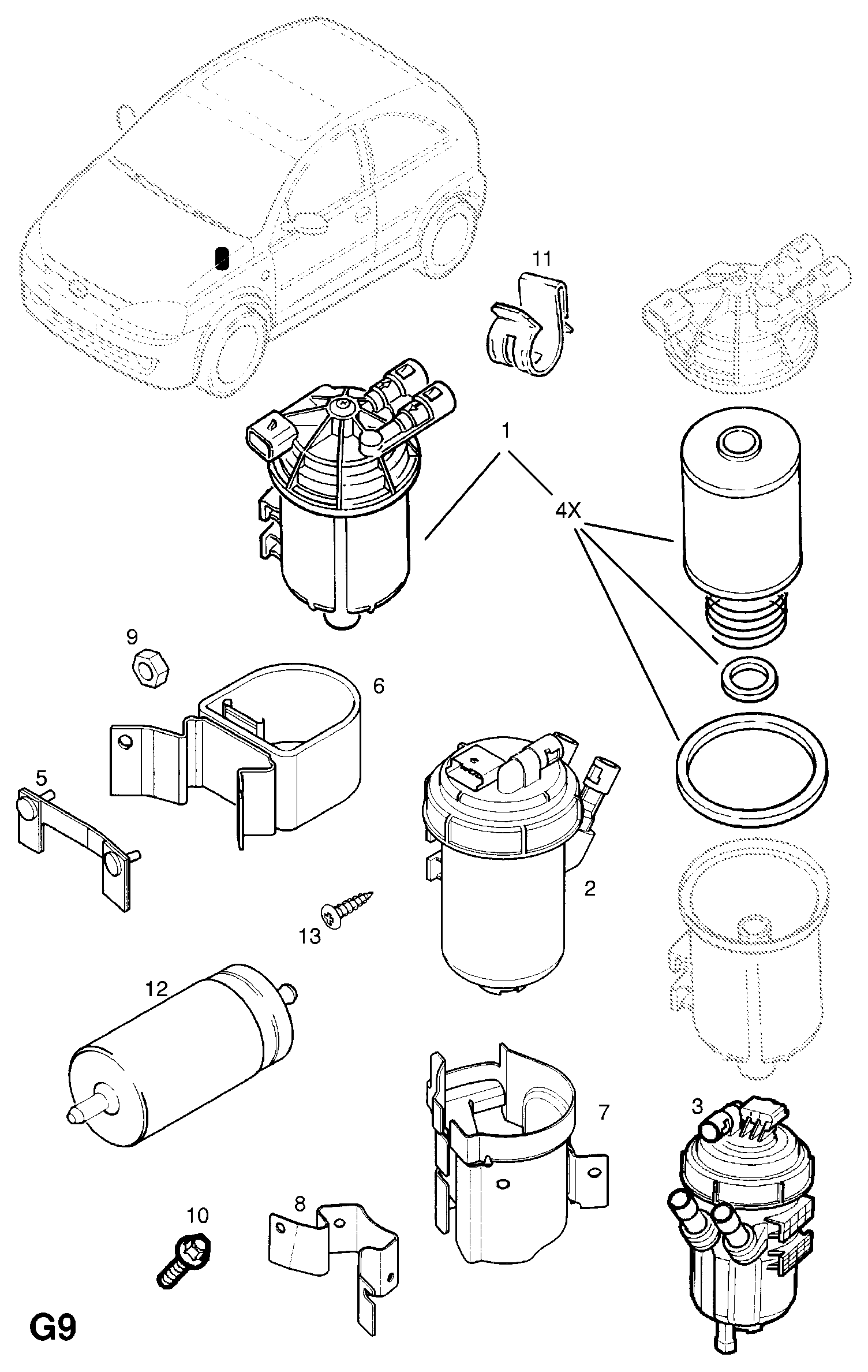 PSA 8 13 006 - Filtru combustibil aaoparts.ro