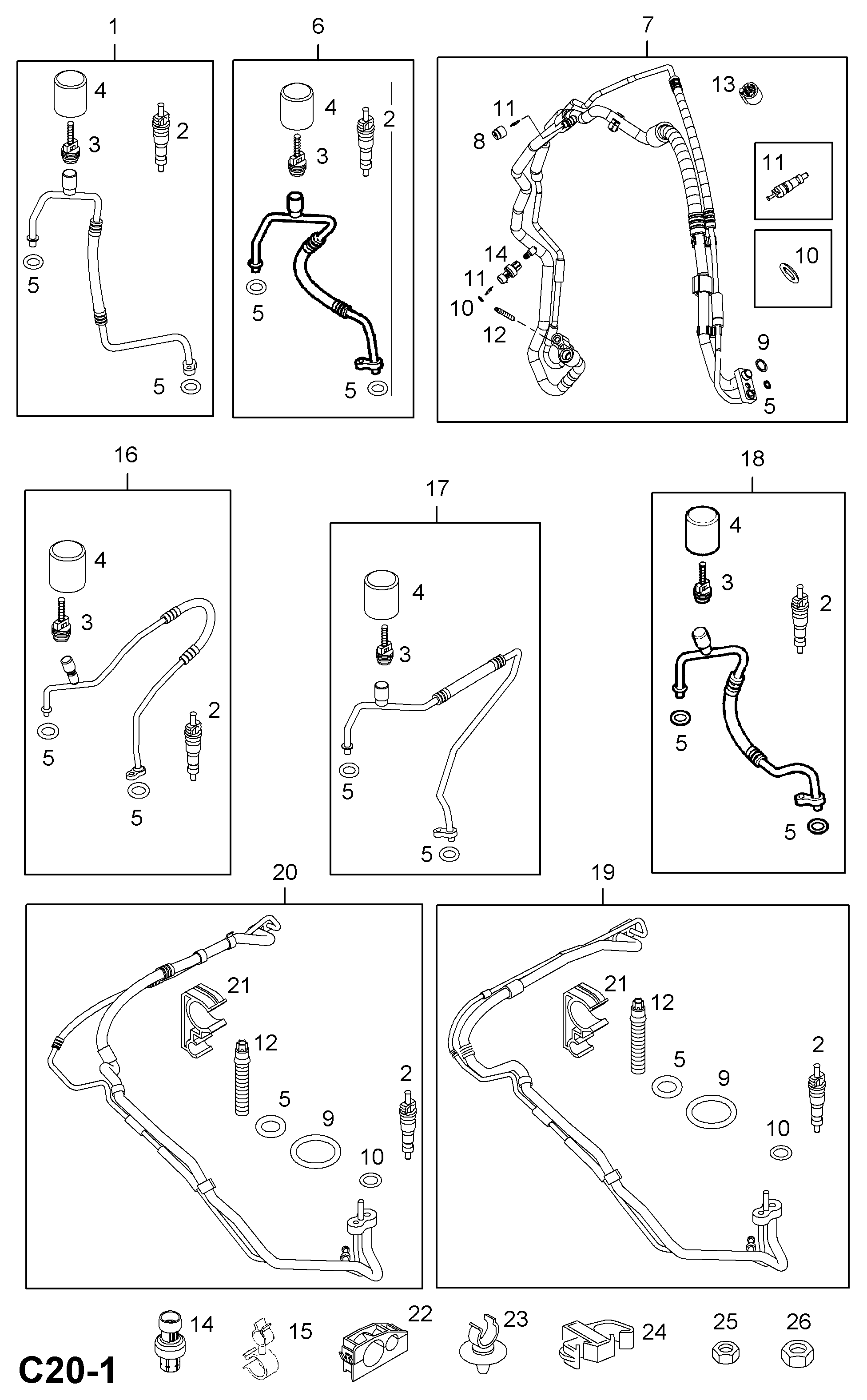 PSA 68 50 512 - Comutator presiune, aer conditionat aaoparts.ro