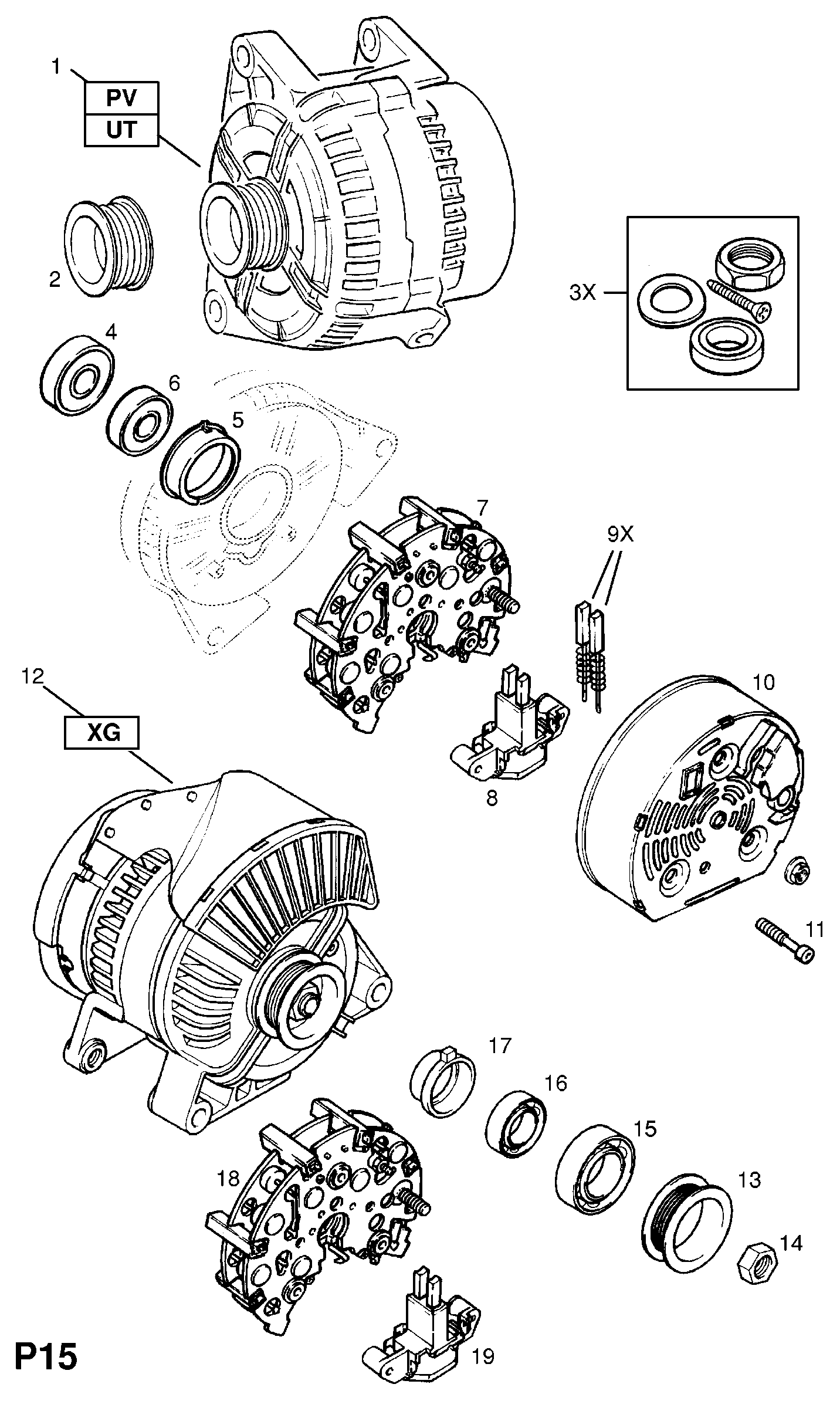 PEUGEOT 1205557 - Set placute frana,frana disc aaoparts.ro